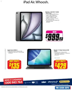 Preview of The Good Guys catalogue  - valid from 25.03.2026 | Page: 15 | Products: Tablet, Keyboard, Pencil