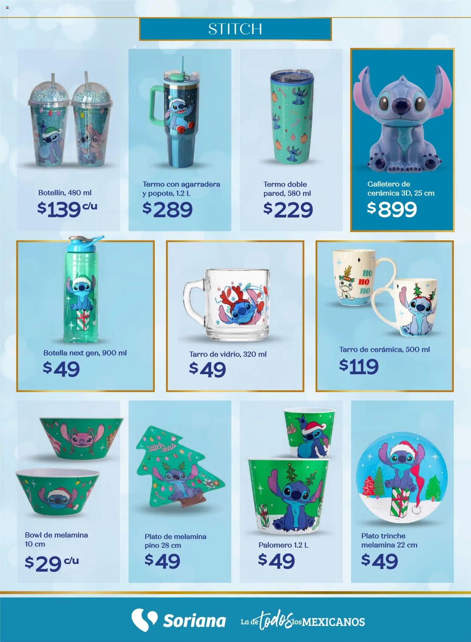 Nuevas ofertas de Soriana válidas en toda la República Mexicana desde el 25.09.2025. ¡Encuentra las mejores ofertas en Soriana - Decoración Navideña Súper Nacional! | Página: 40 | Productos: Botella, Bowl, Termo