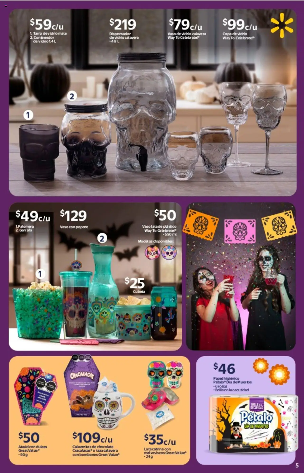 Nuevas ofertas de Walmart válidas en toda la República Mexicana desde el 14.10.2025. ¡Encuentra las mejores ofertas en  Walmart - Folleto Precios bajos todos los días! | Página: 5 | Productos: Bombones, Taza, Chocolate, Mate
