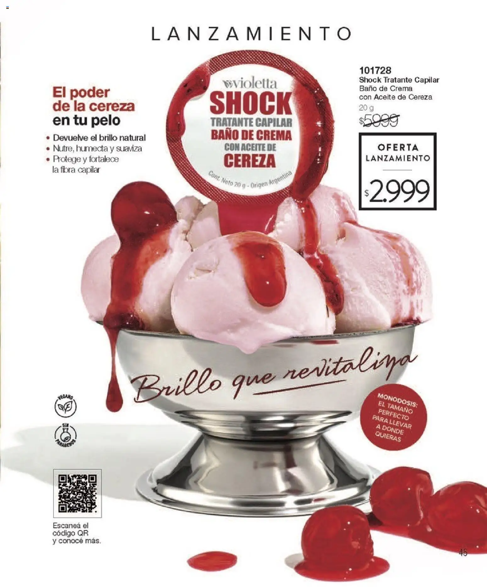 Violetta - Violetta Cosméticos │ válido desde el 18.03.2026 | Página: 45 | Productos: Baño, Brillo, Baño de crema, Crema