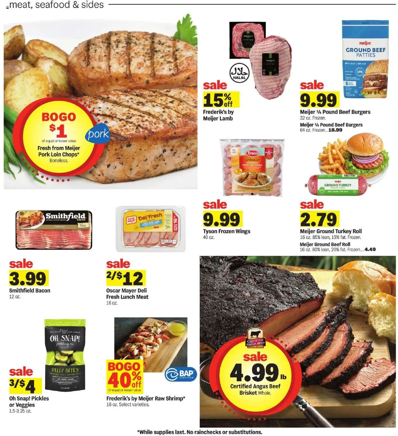 Meijer Weekly Ad - valid from 17.08.2025 | Page: 21 | Products: Ham, Pork, Beef, Dill