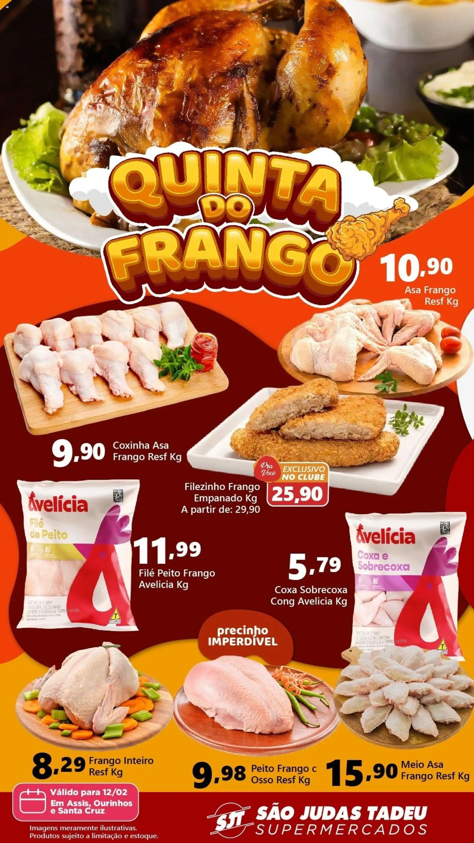 São Judas Tadeu Folheto - válido de 12.02.2026 | Página: 1 | Produtos: Frango
