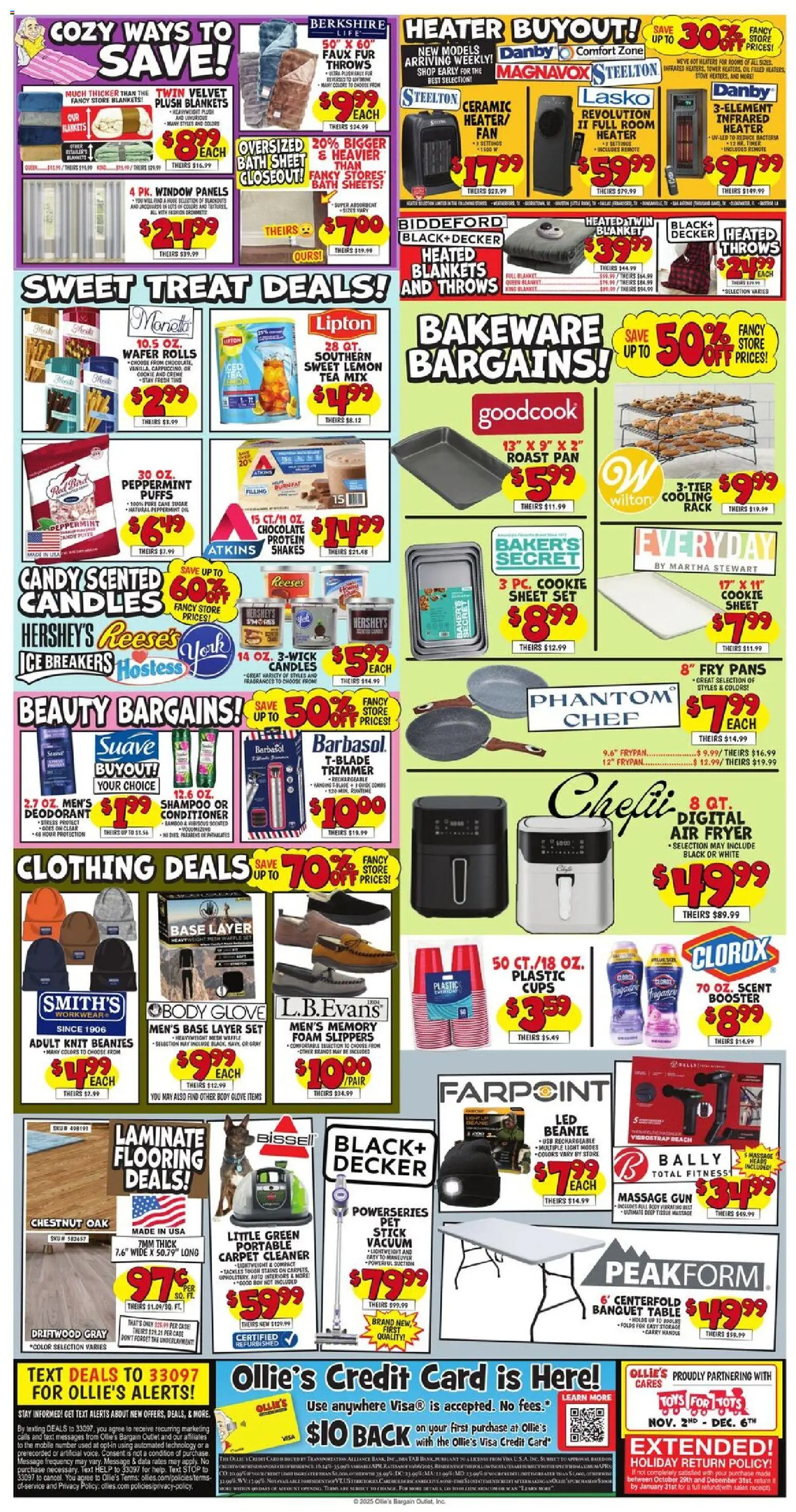 Ollie's Weekly Ad - valid from 05.11.2025 | Page: 2 | Products: Pan, Shampoo, Sugar, Lemon
