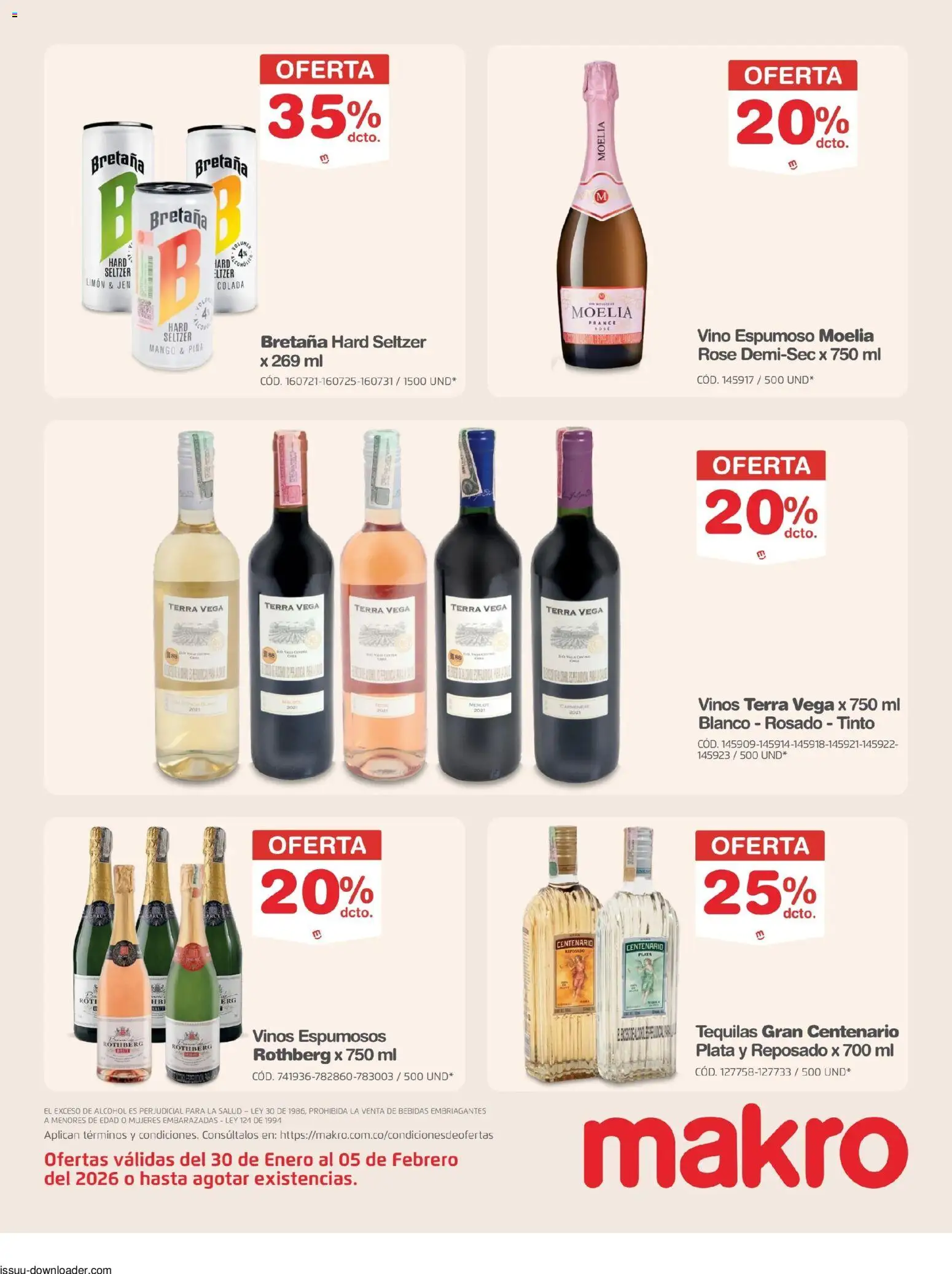 Makro revista - valida desde el 30.01.2026 | Página: 13 | Productos: Limón, Mango, Vino, Tintura