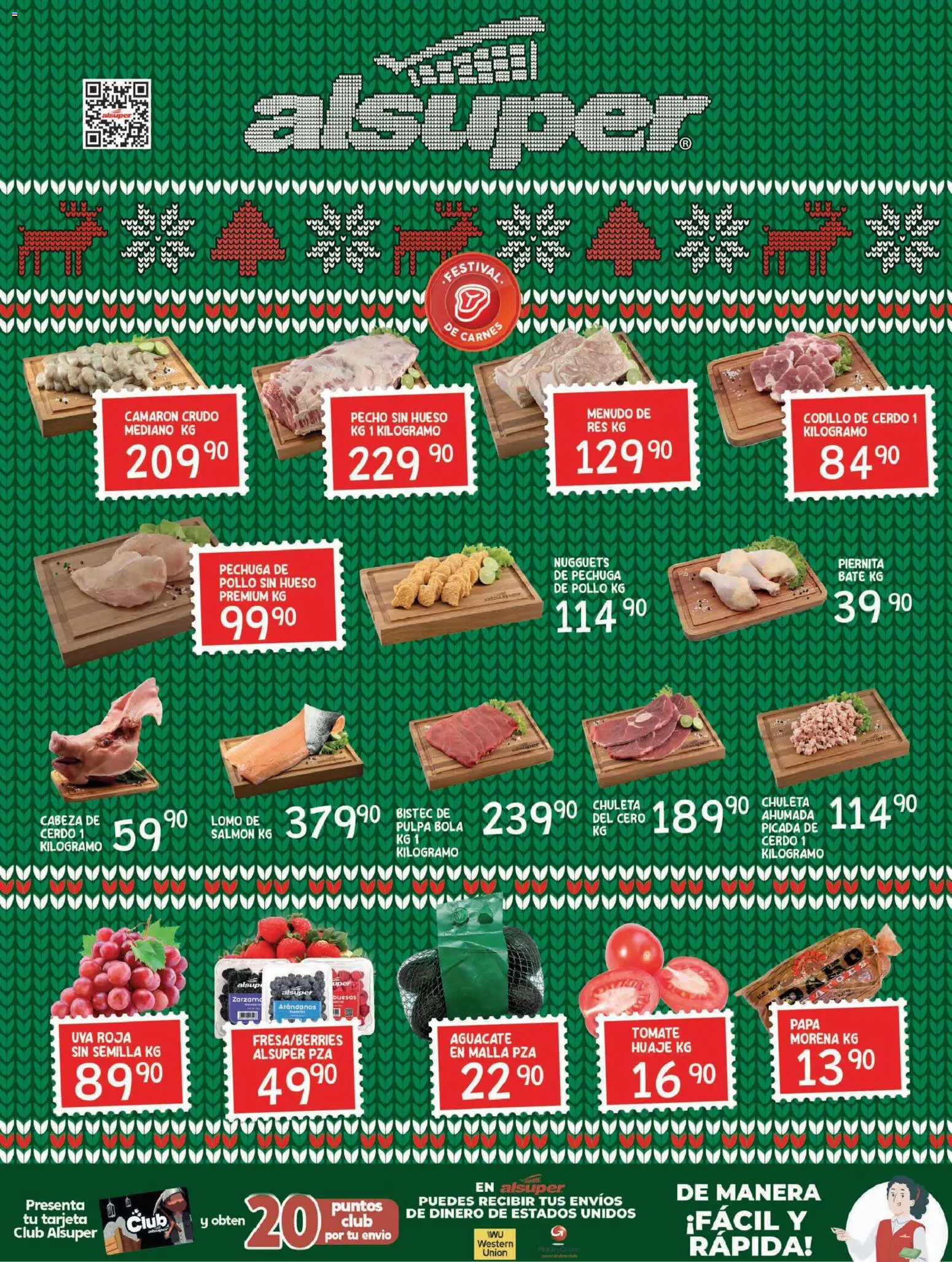 Nuevas ofertas de Alsuper válidas en toda la República Mexicana desde el 30.12.2025. ¡Encuentra las mejores ofertas en Alsuper folleto Zacatecas! | Página: 8 | Productos: Pollo, Papa, Tomate, Uva