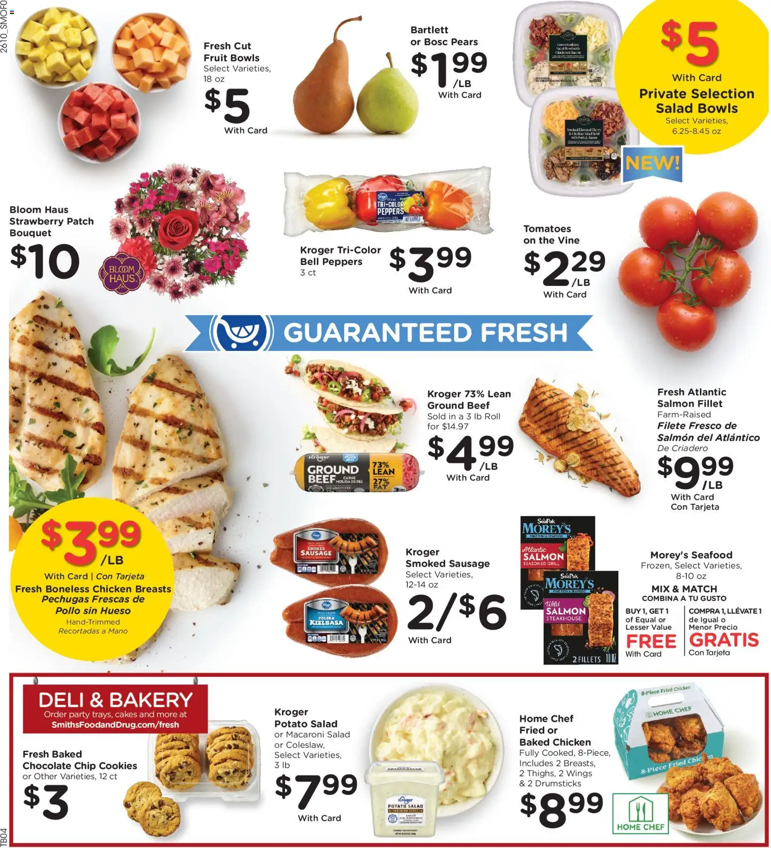 Smith's Weekly Ad - valid from 08.04.2026 | Page: 13 | Products: Peppers, Seafood, Chocolate Chip, Grill