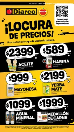 Vista previa Diarco - Especial Locura De Precios válido desde el 17.11.2025