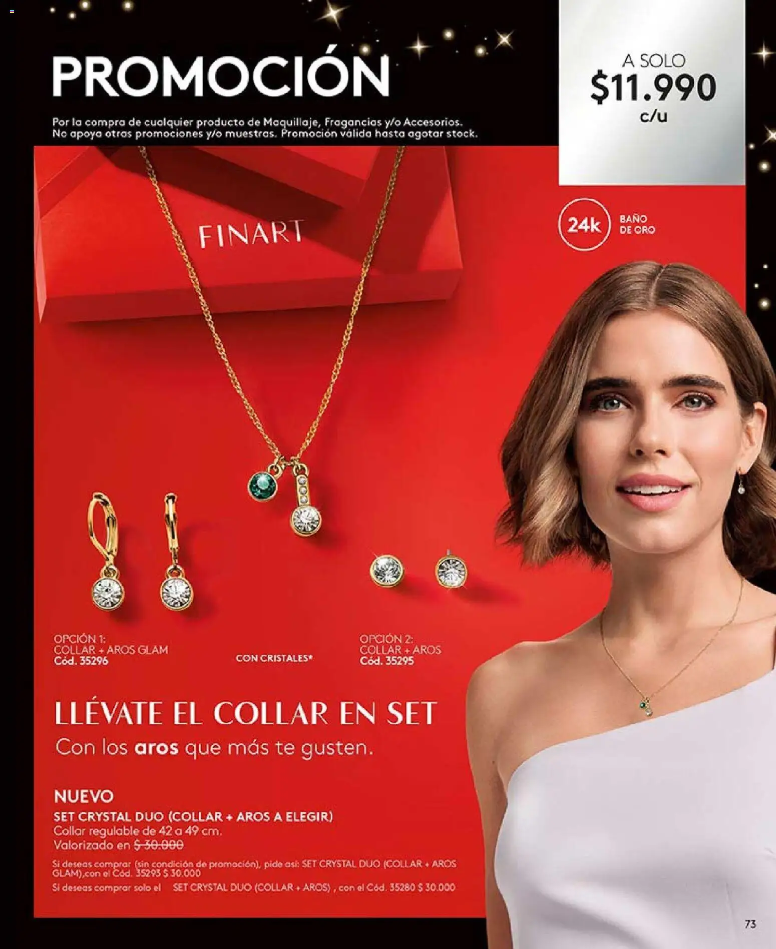 Catálogo Ésika Campaña 18 │ válido desde el 01.12.2025 | Página: 73 | Productos: Baño, Collar, Aros, Té