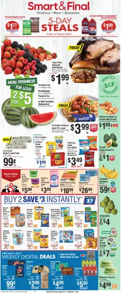 Preview of Smart & Final weekly ads valid from 30.01.2026