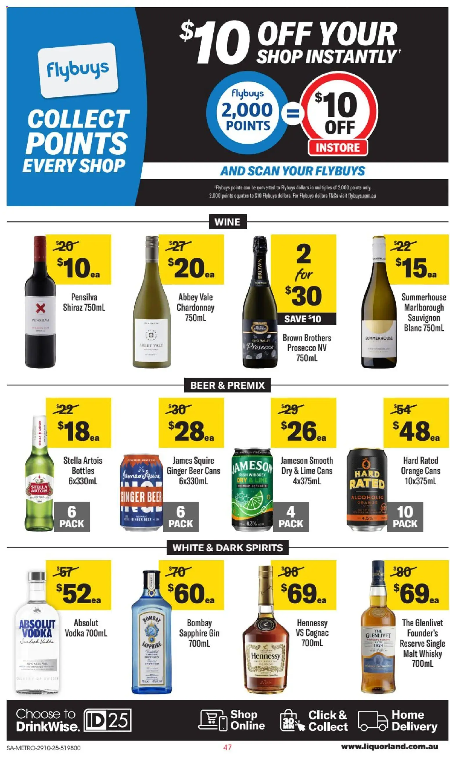 Liquorland catalogue - valid from 29.10.2025 | Page: 4 | Products: Wine, Gin, Vodka, Lime