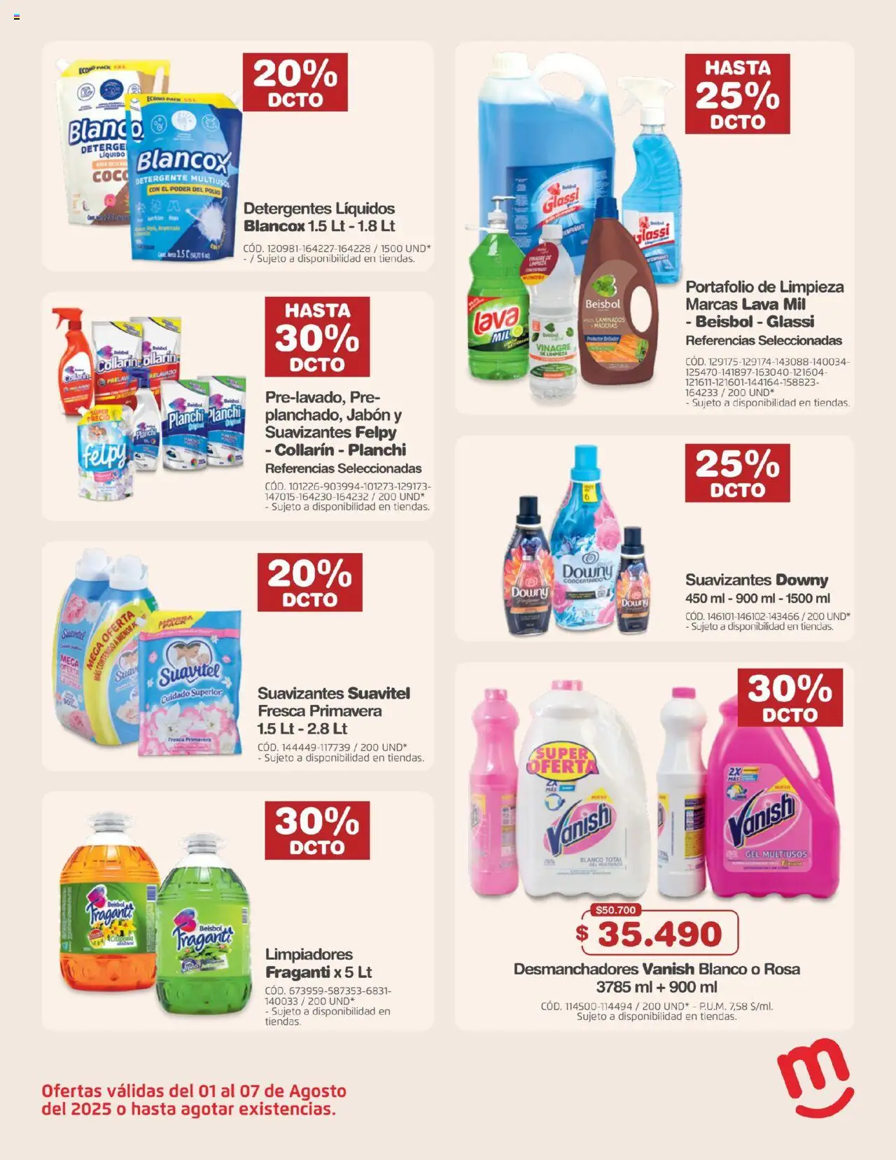 Makro revista - valida desde el 01.08.2025 | Página: 23 | Productos: Polvo, Collar, Vinagre, Jabón