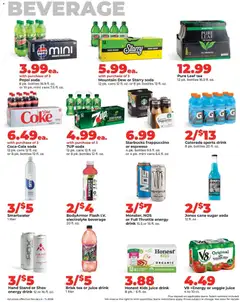 Preview of HyVee weekly ads valid from 05.01.2026 | Page: 28 | Products: Juice, Tea, Lime, Throttle