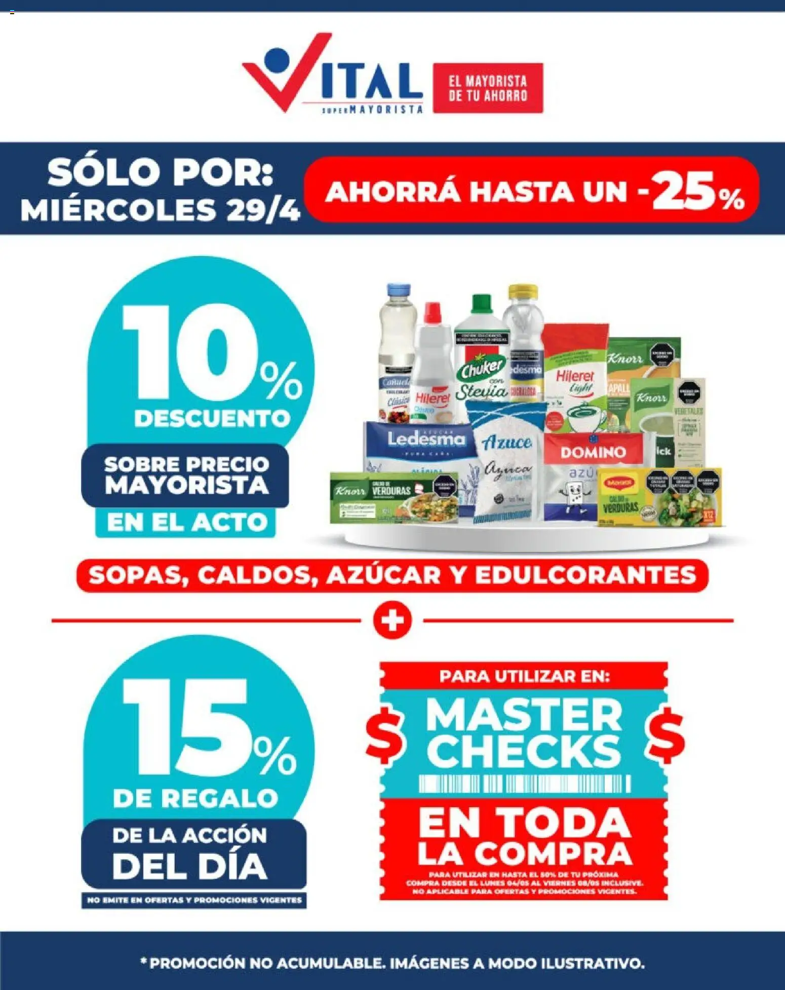 Vital - Sólo por │ válido desde el 29.04.2026 | Página: 1 | Productos: Sobre, Azucar