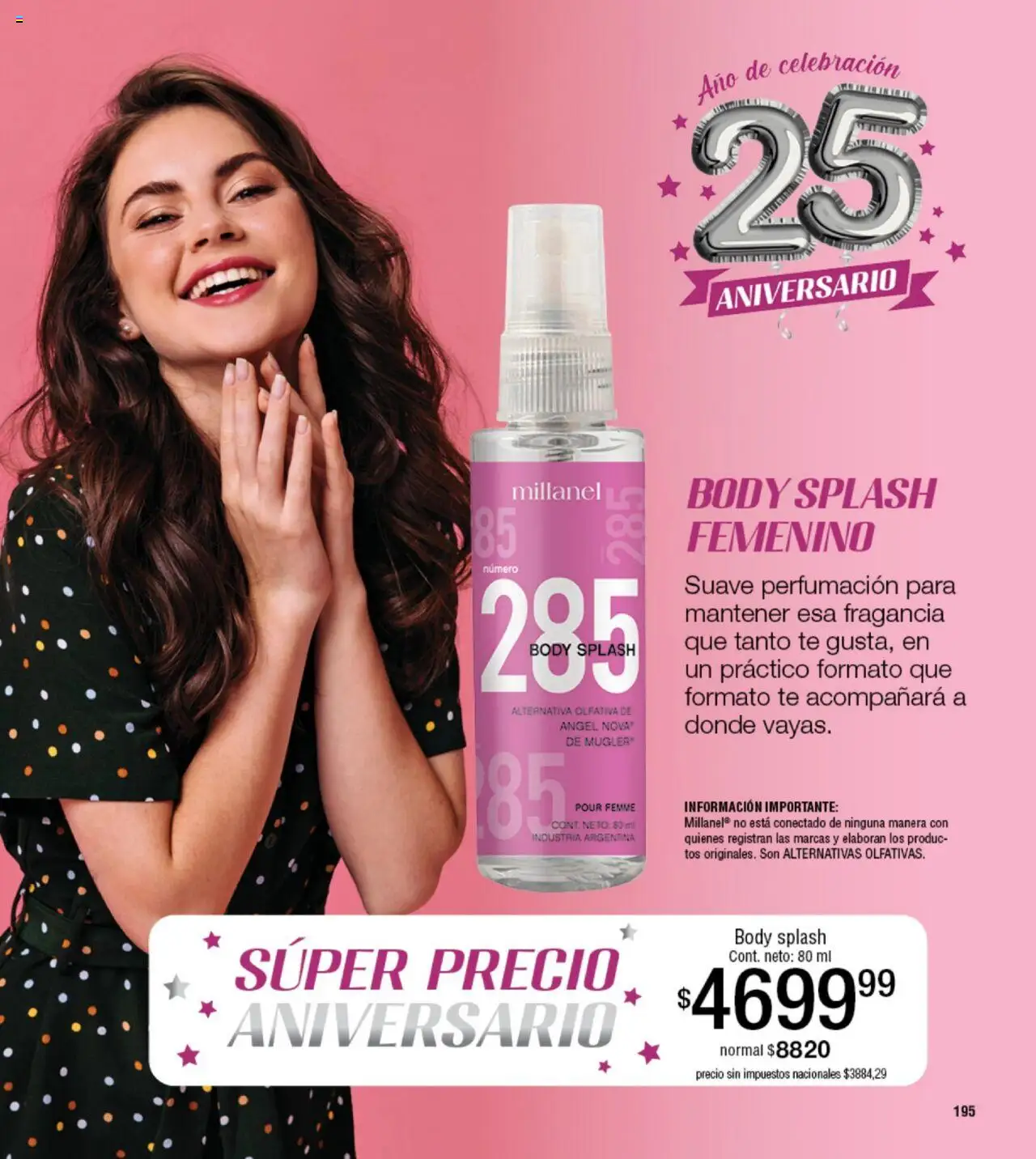 Millanel - Catálogo │ válido desde el 20.10.2025 | Página: 195 | Productos: Body, Fragancia, Té