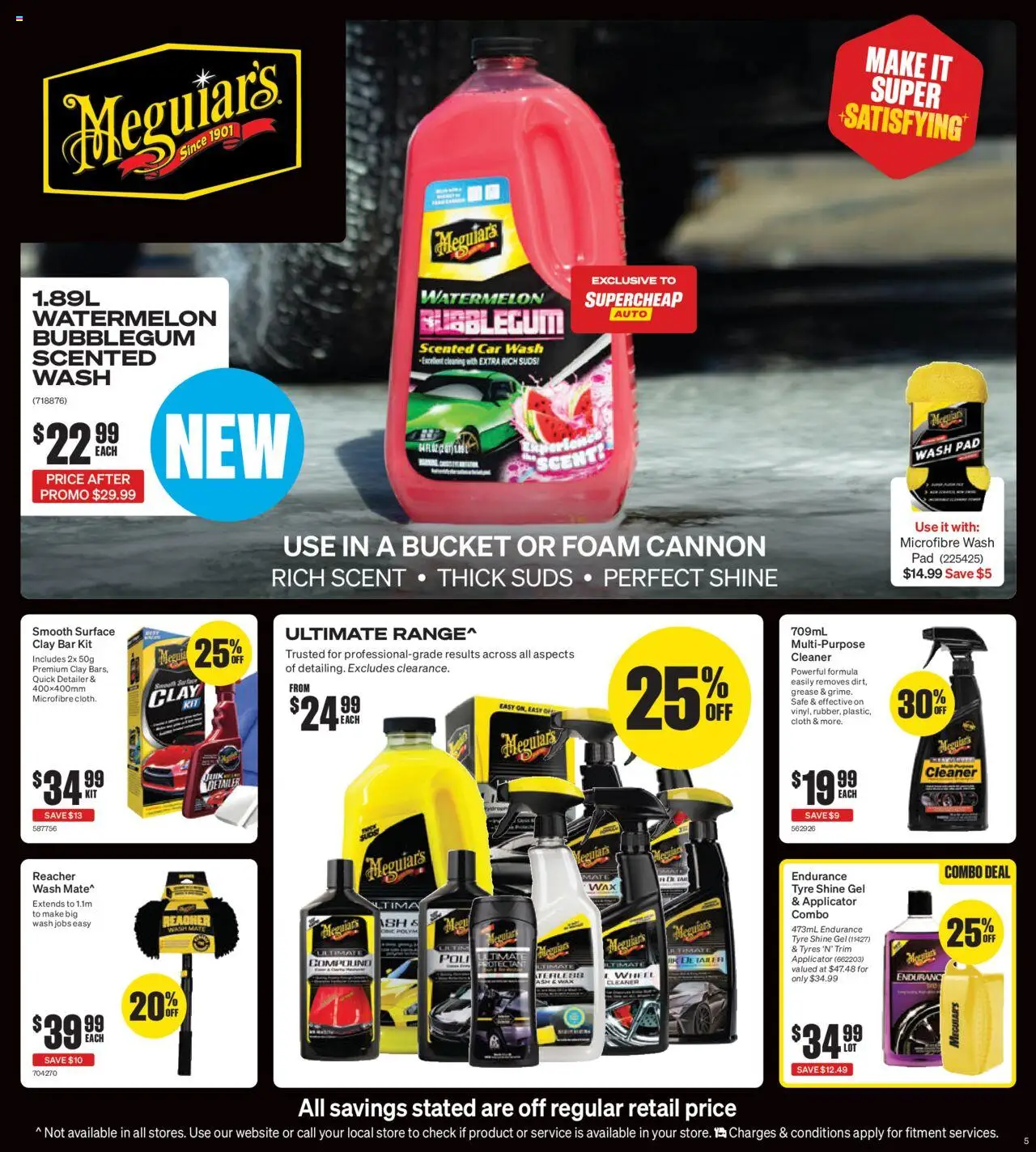 Supercheap Auto catalogue - valid from 10.09.2025 | Page: 5 | Products: Bucket, Clay, Multipurpose, Safe