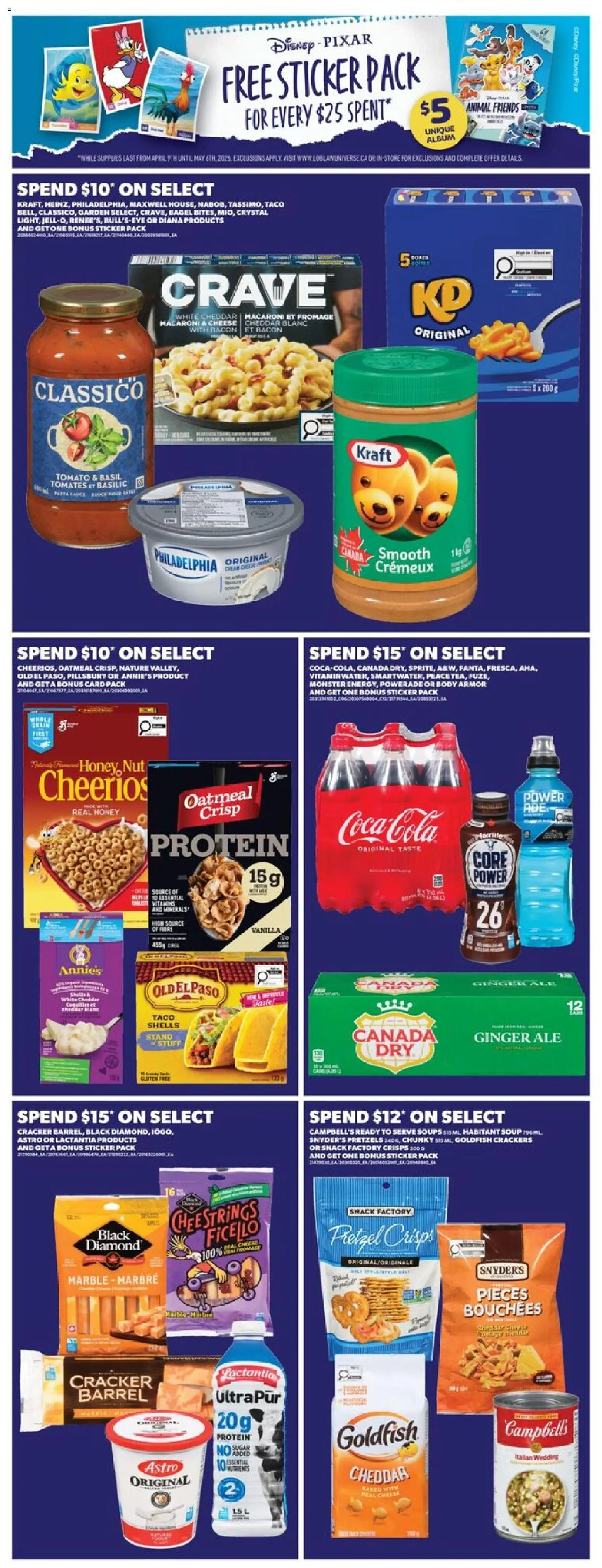 Real Canadian Superstore flyer valid from 23.04.2026 | Page: 7 | Products: Pasta, Cheese
