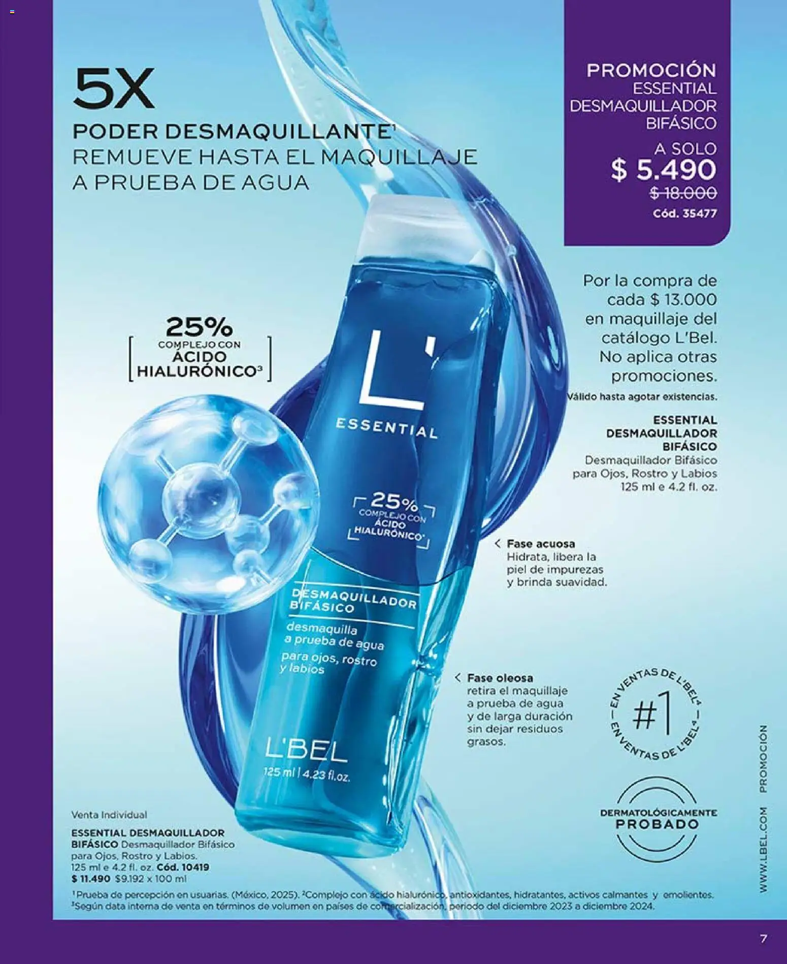 L'Bel Campaña 8 │ válido desde el 29.04.2026 | Página: 9 | Productos: Agua, Maquillaje, Individual