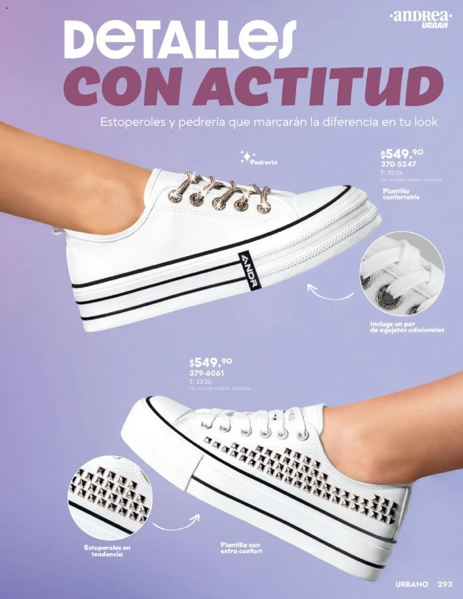 Nuevas ofertas de Andrea válidas en toda la República Mexicana desde el 24.08.2025. ¡Encuentra las mejores ofertas en Andrea - Catálogo Calzado Dama! | Página: 293 | Productos: Chamarra