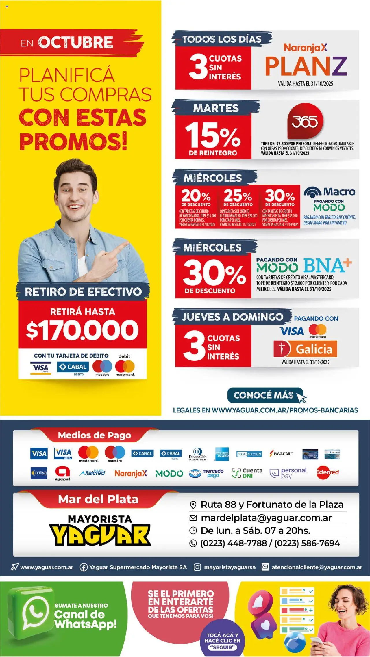 Yaguar - Mar del Plata │ válido desde el 13.10.2025 | Página: 29 | Productos: Banco