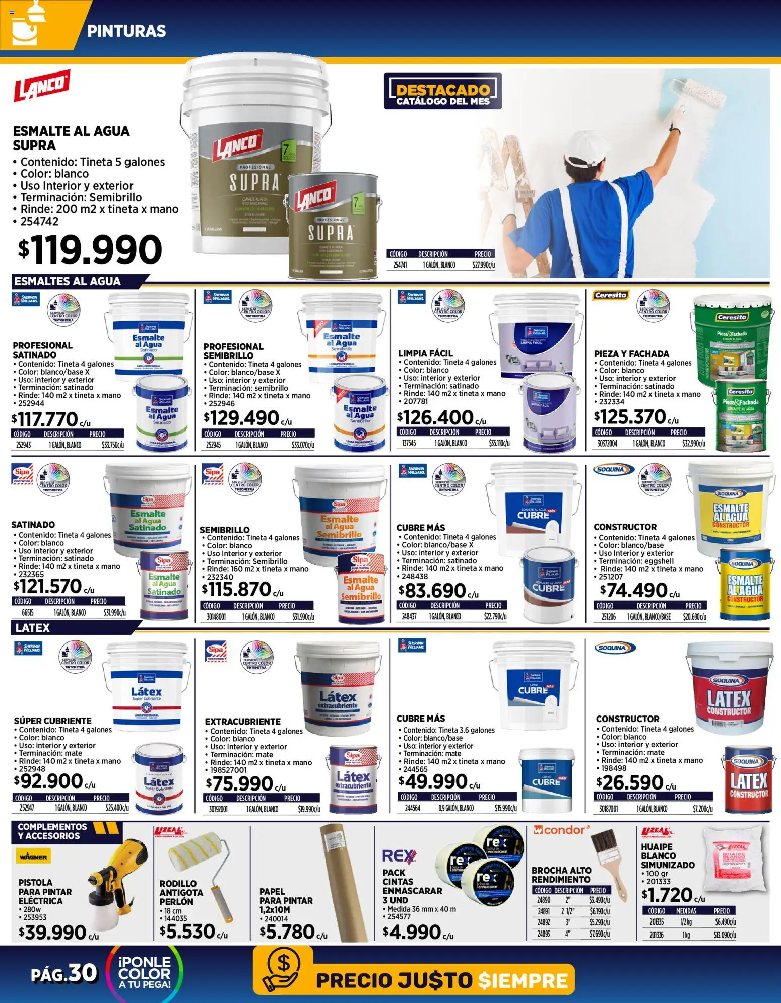 Construmart Ofertas │ válido desde el 01.12.2025 | Página: 30 | Productos: Agua, Cinta, Mate, Rodillo