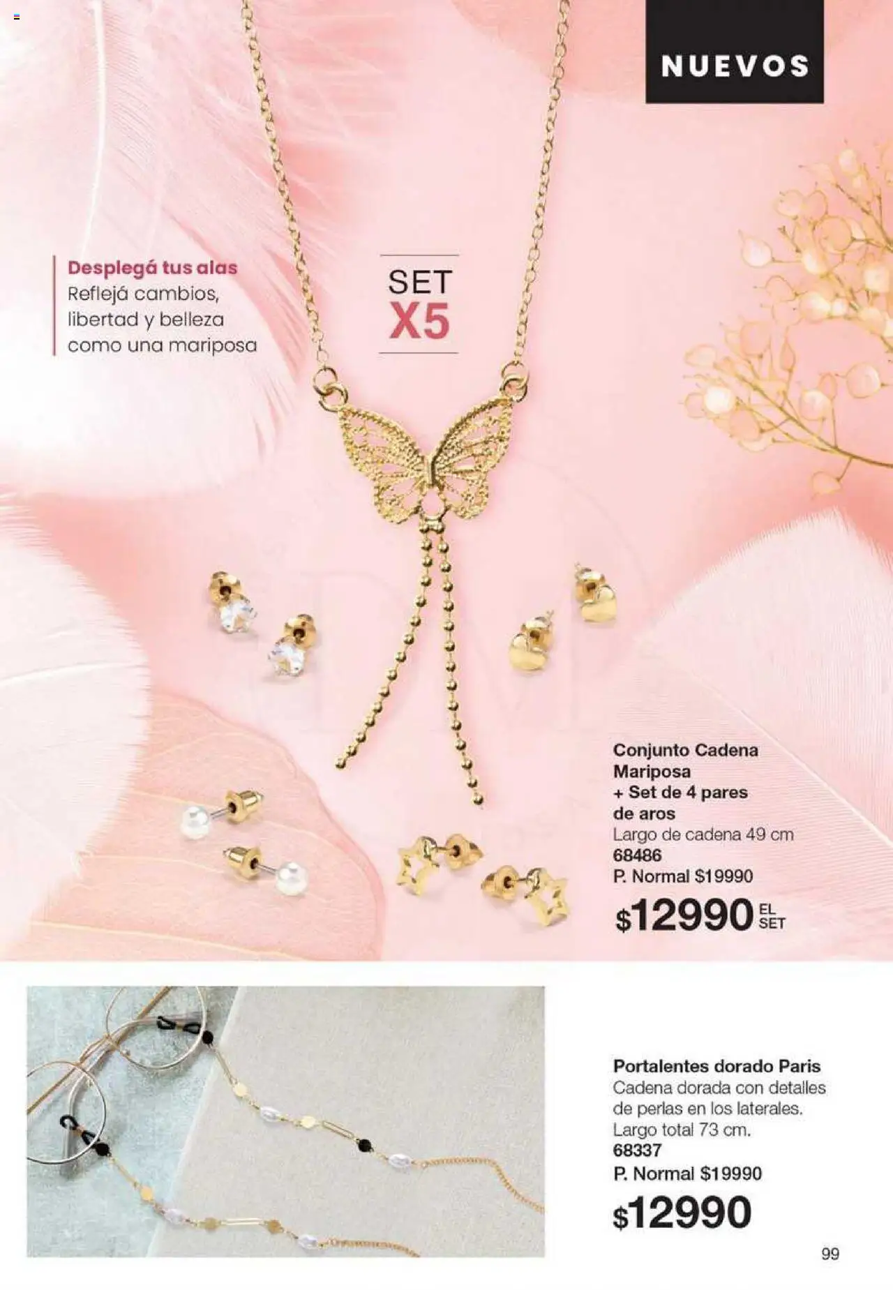 Gigot catálogo │ válido desde el 29.05.2025 | Página: 99 | Productos: Conjunto, Aros, Cadena