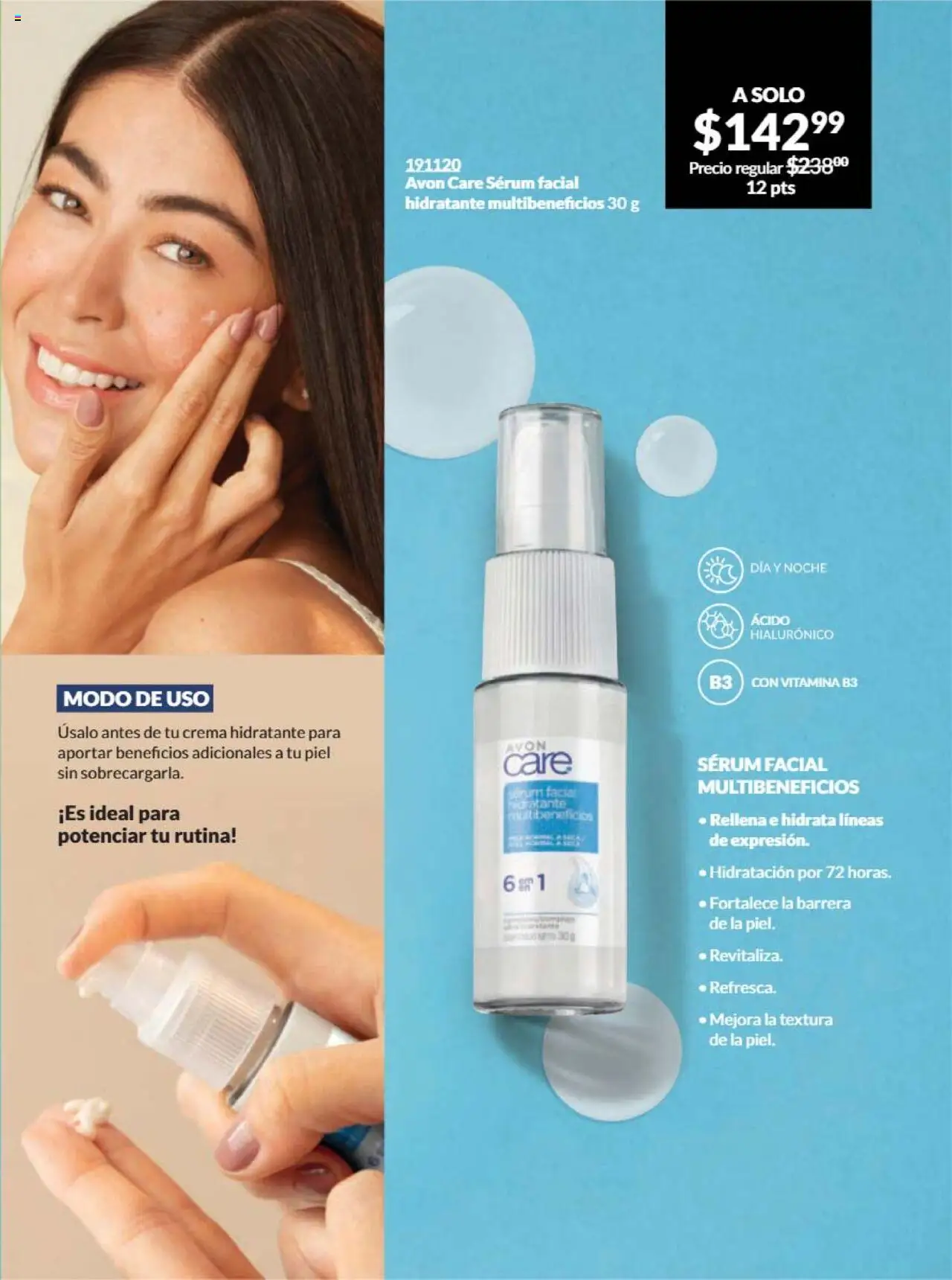 Nuevas ofertas de AVON válidas en toda la República Mexicana desde el 09.10.2025. ¡Encuentra las mejores ofertas en AVON - Campaña 16 2025! | Página: 139 | Productos: Serum, Crema