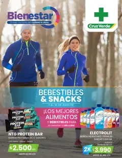 Bebestibles y Snacks Cruz Verde válido desde el 01.08.2025