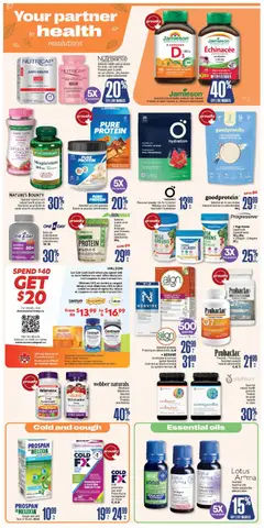 Preview of Jean Coutu weekly flyer from shop Jean Coutu valid from 08.01.2026 | Page: 3 | Products: Fan, Powder, Oil, Chocolate