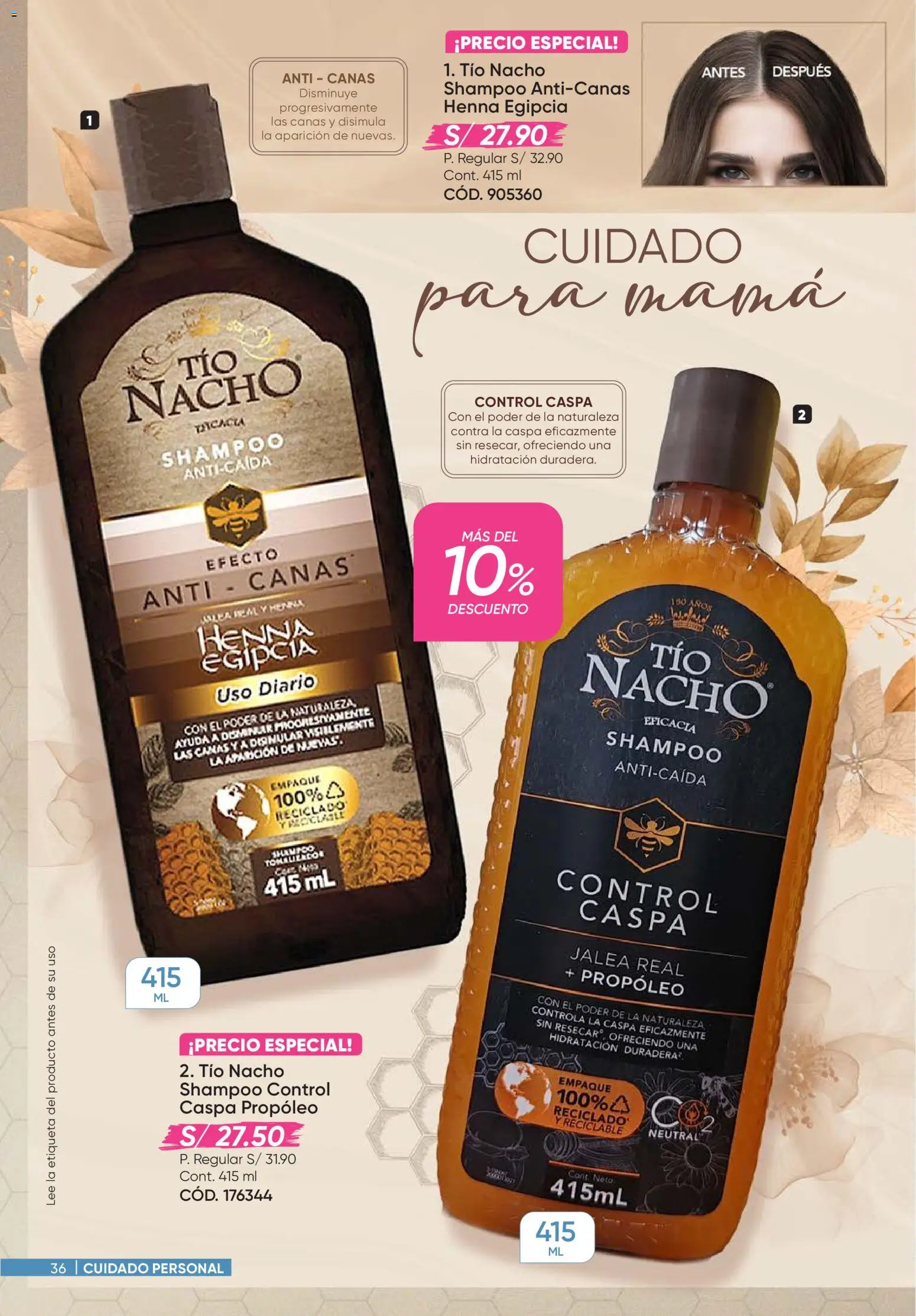 Catálogo Azzorti válido desde 14.04.2026 | Página: 36 | Productos: Shampoo, Empaque