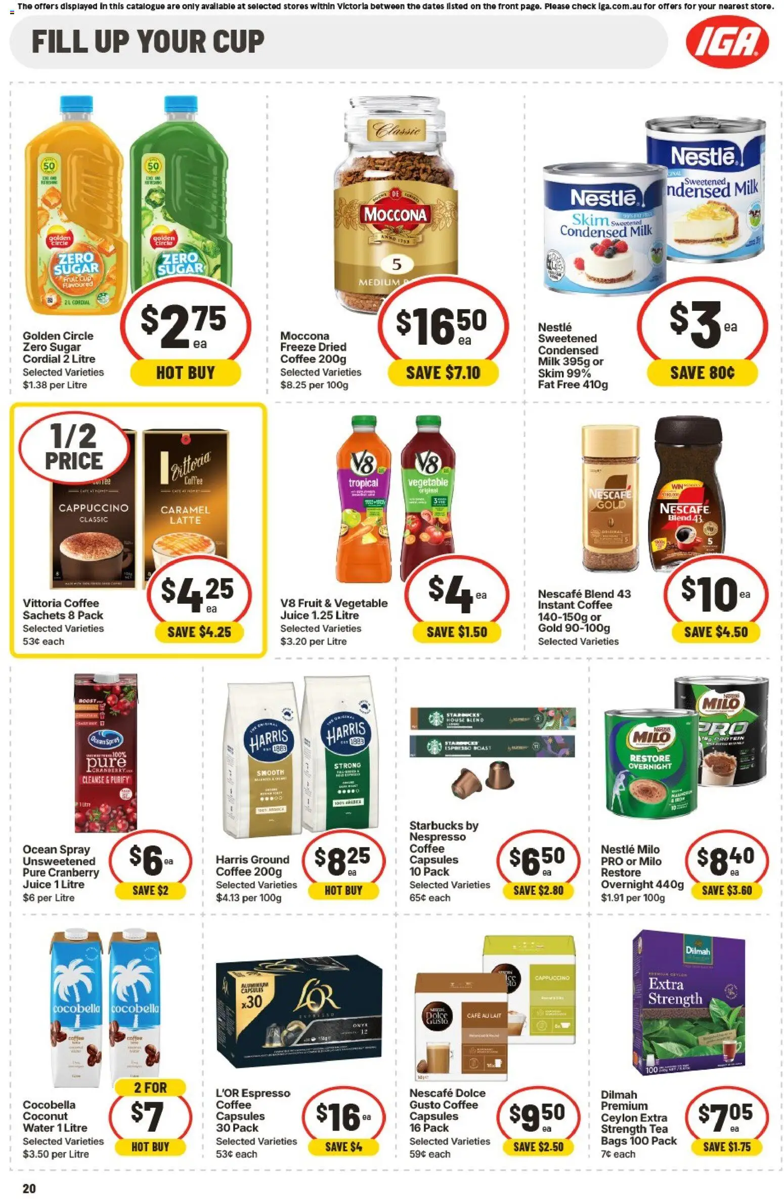 IGA catalogue - valid from 25.02.2026 | Page: 22 | Products: Energy drink, Juice, Sugar, Lime