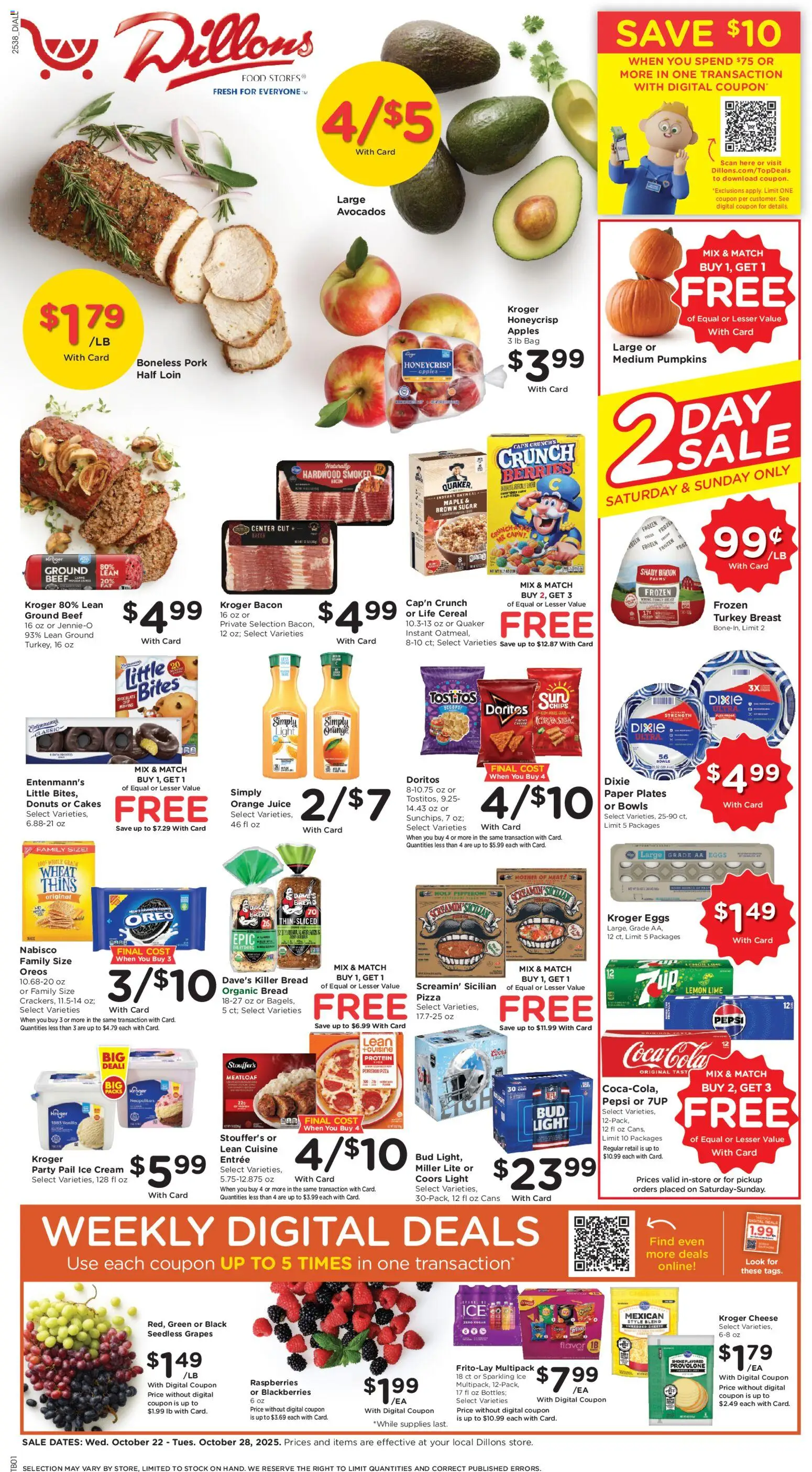 Dillons Weekly Ad - KS - valid from 22.10.2025 | Page: 1