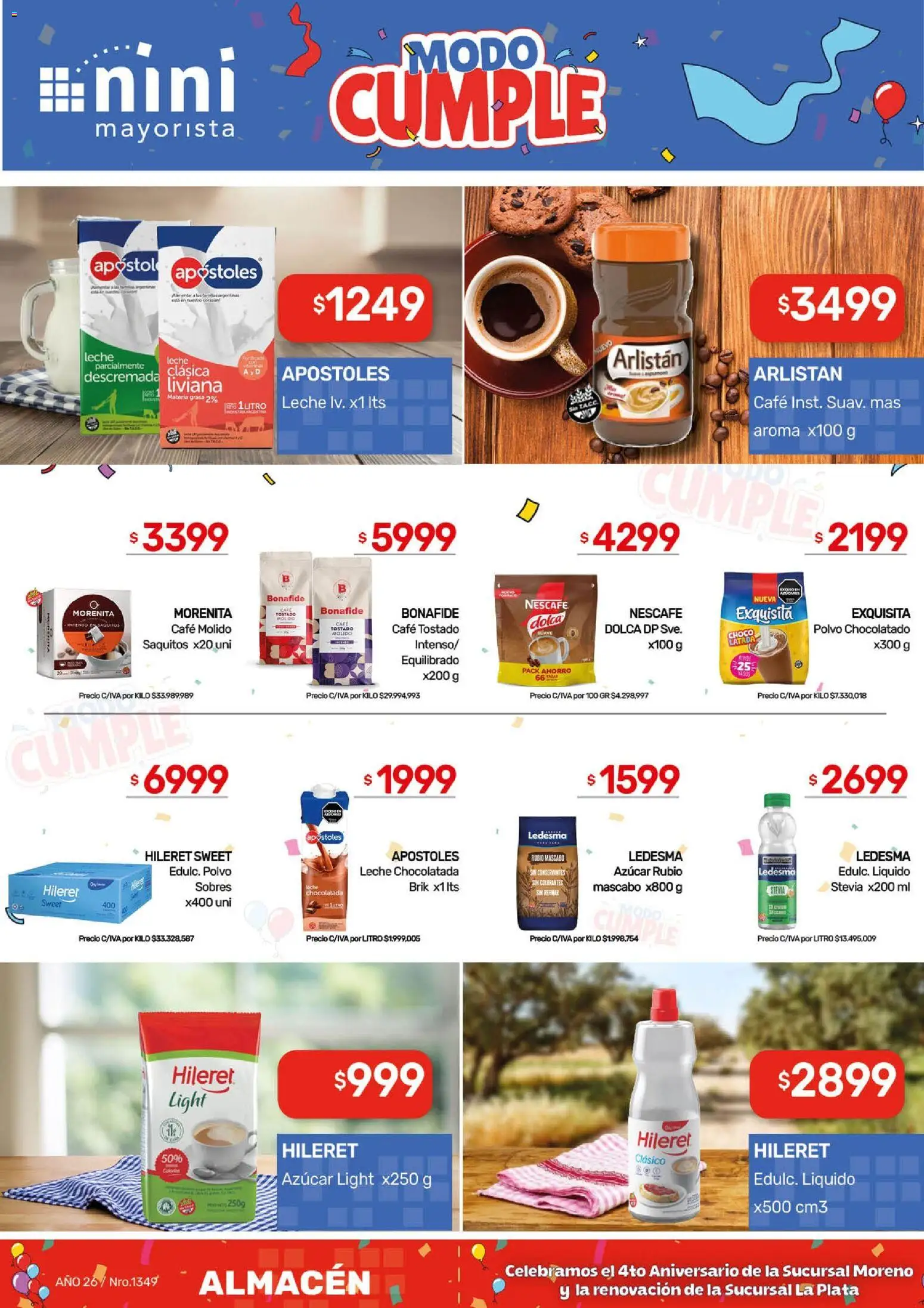 NINI Mayorista Ofertas │ válido desde el 02.03.2026 | Página: 25 | Productos: Azucar, Polvo, Café, Chocolatada