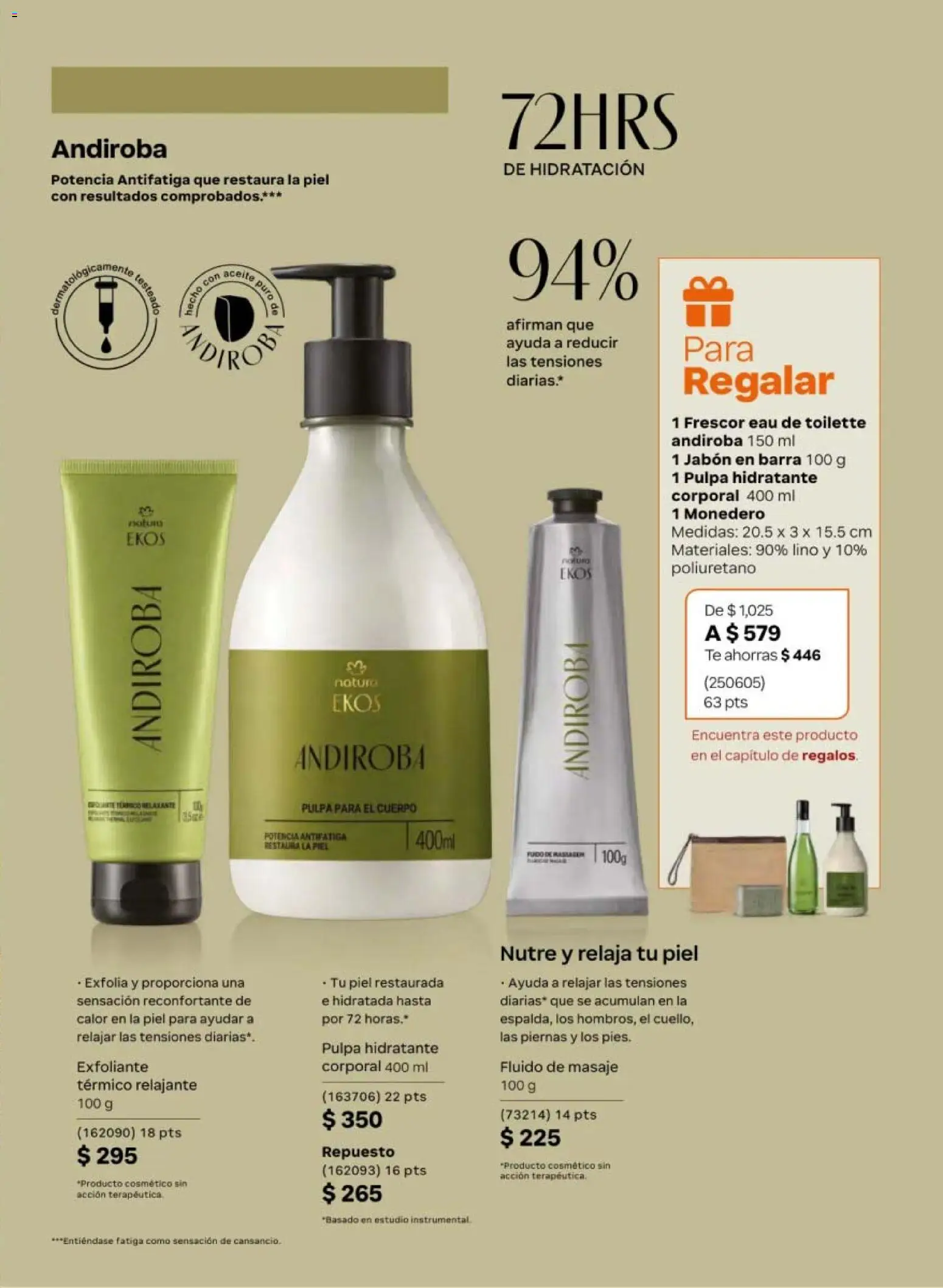 Nuevas ofertas de Natura válidas en toda la República Mexicana desde el 08.05.2026. ¡Encuentra las mejores ofertas en Natura campaña 8 2026! | Página: 105 | Productos: Monedero, Barra, Eau de toilette, Jabón