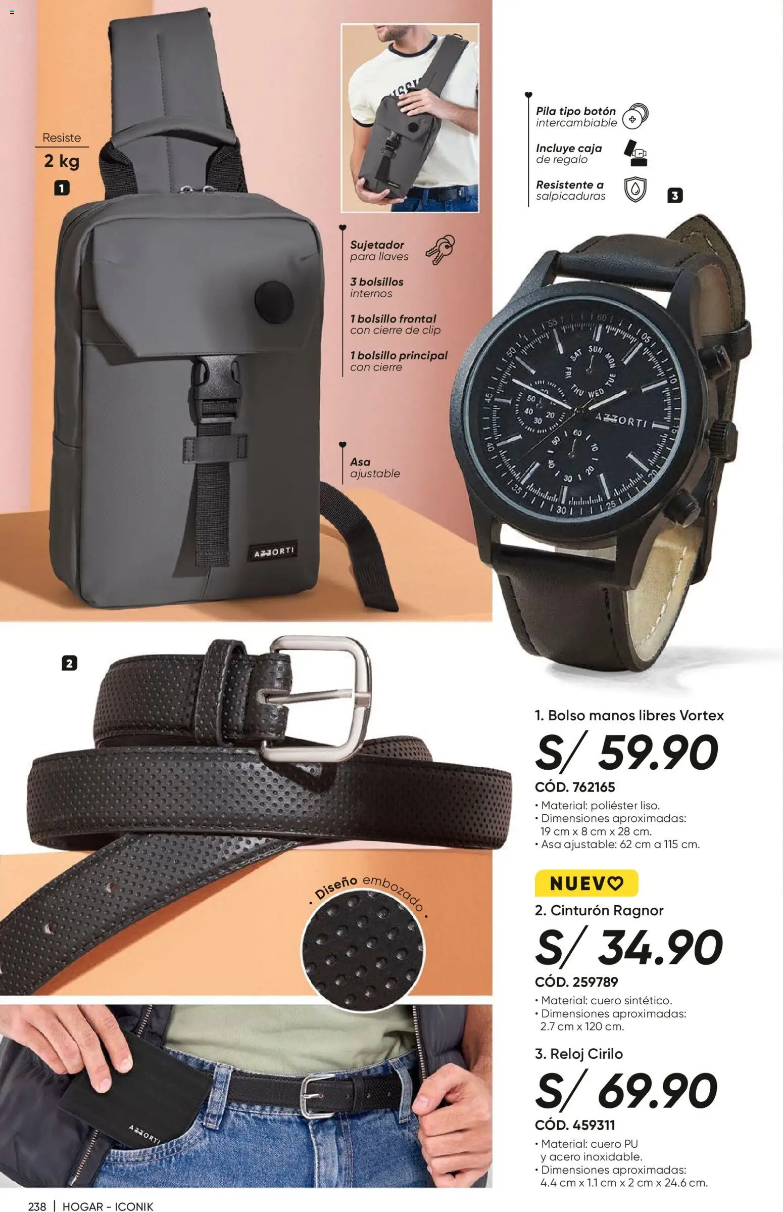 Catálogo Azzorti válido desde 07.01.2026 | Página: 241 | Productos: Caja, Bolso, Cinturón, Reloj