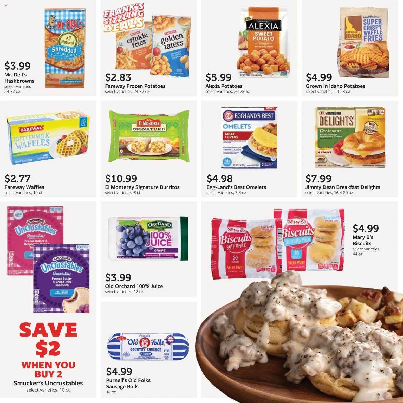 Fareway Monthly Ad - valid from 01.12.2025 | Page: 22 | Products: Butter, Juice, Potatoes, Sausage