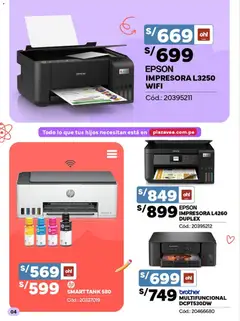 Vista previa de folleto Plaza Vea - INSERTO ELECTRO B2S de la Plaza Vea válido desde 02.03.2026 | Página: 4 | Productos: Impresora