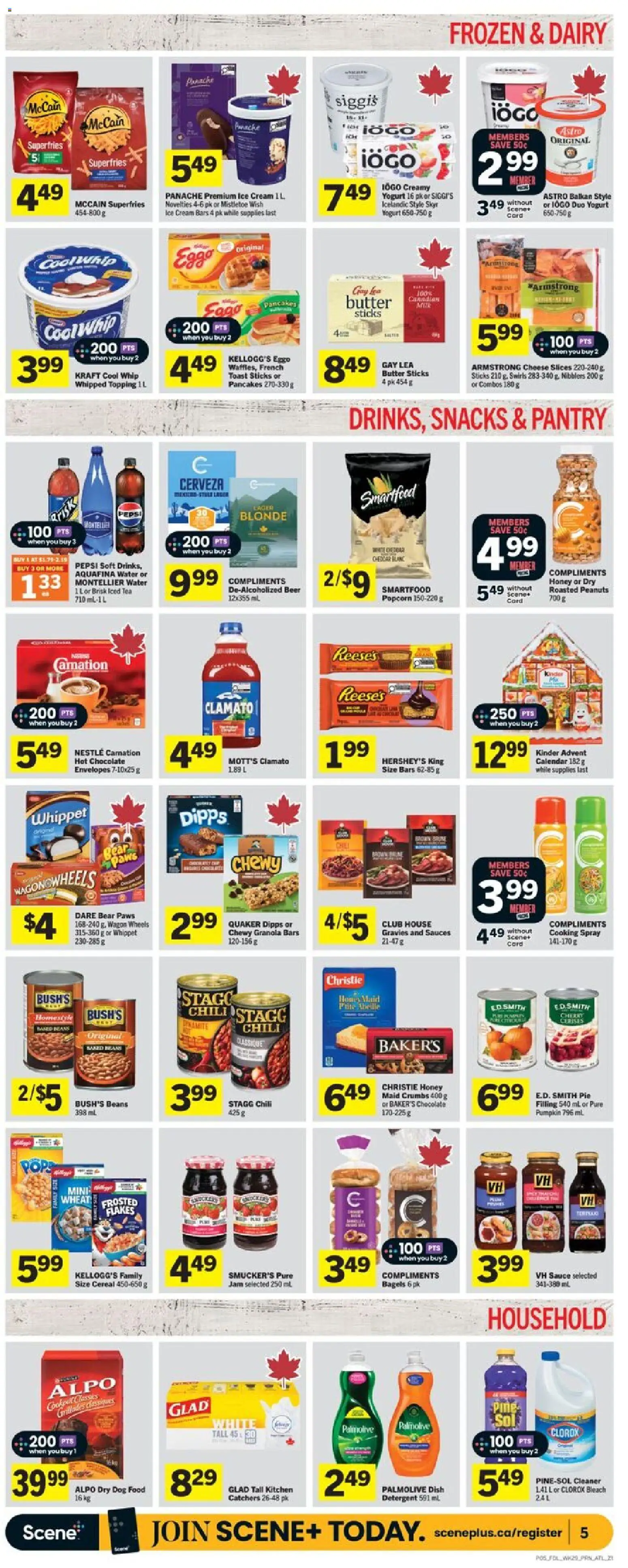 Foodland flyer valid from 13.11.2025 | Page: 6 | Products: Cream, Detergent, Yogurt, Pumpkin