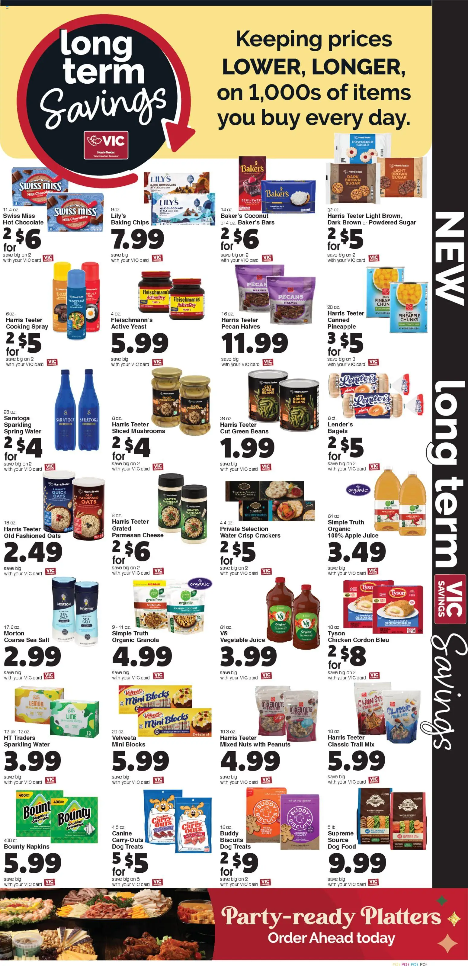 Harris Teeter Weekly Ad - NC - valid from 10.12.2025 | Page: 10 | Products: Mushrooms, Milk, Nuts, Lemon