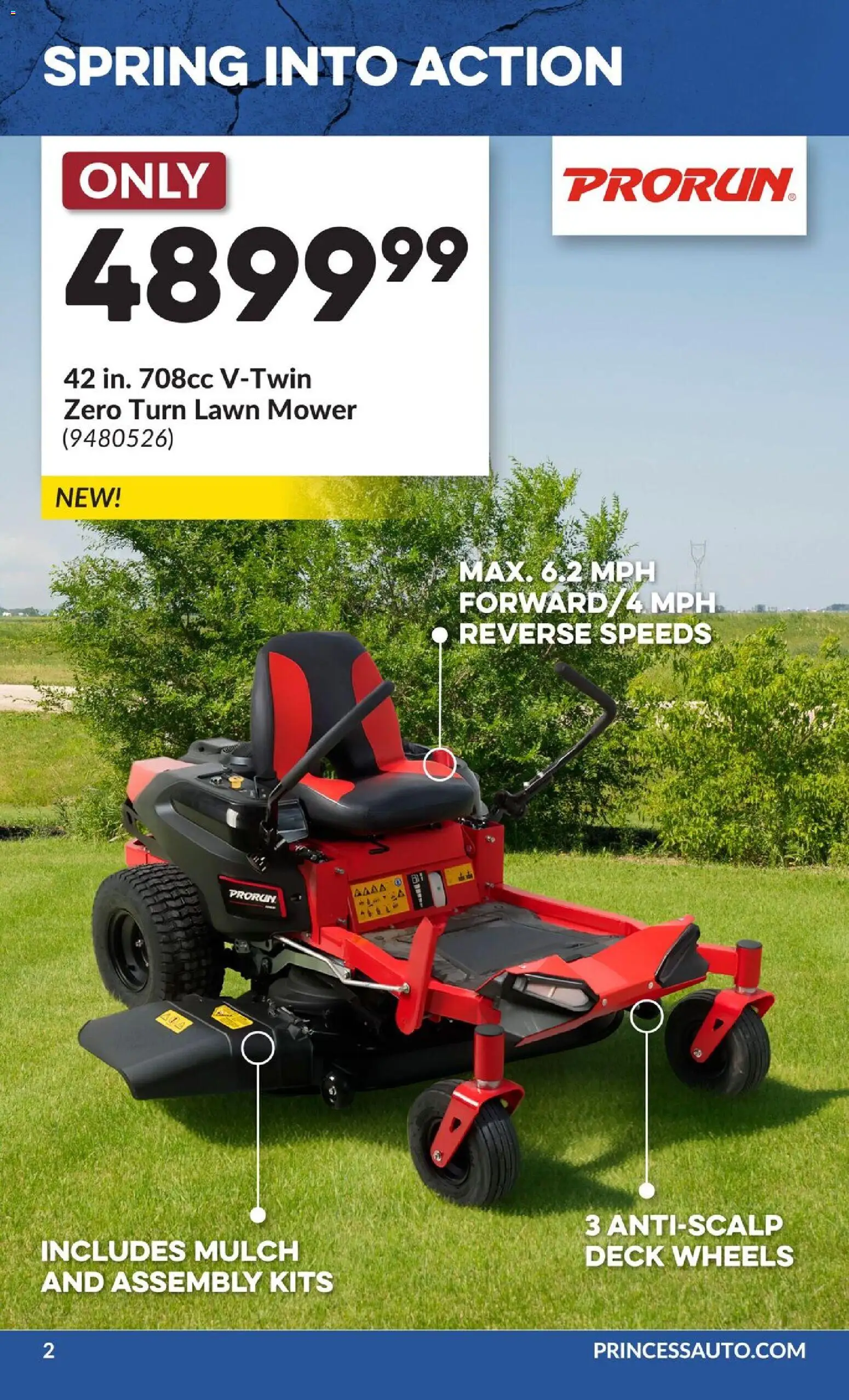 Princess Auto flyer valid from 10.03.2026 | Page: 7 | Products: Mower