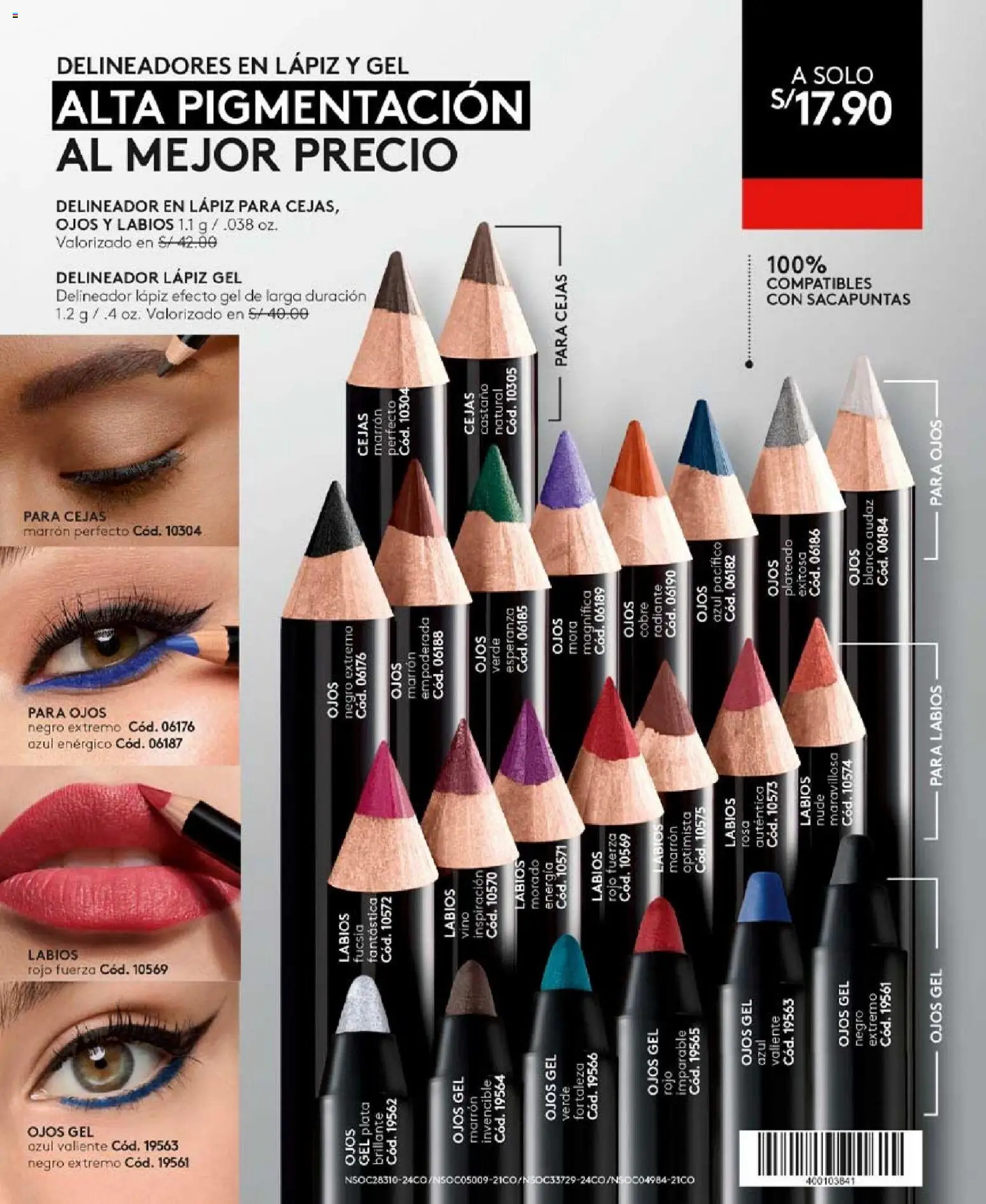 Catálogo Ésika válido desde 04.04.2026 | Página: 172 | Productos: Delineador, Vino, Sacapuntas