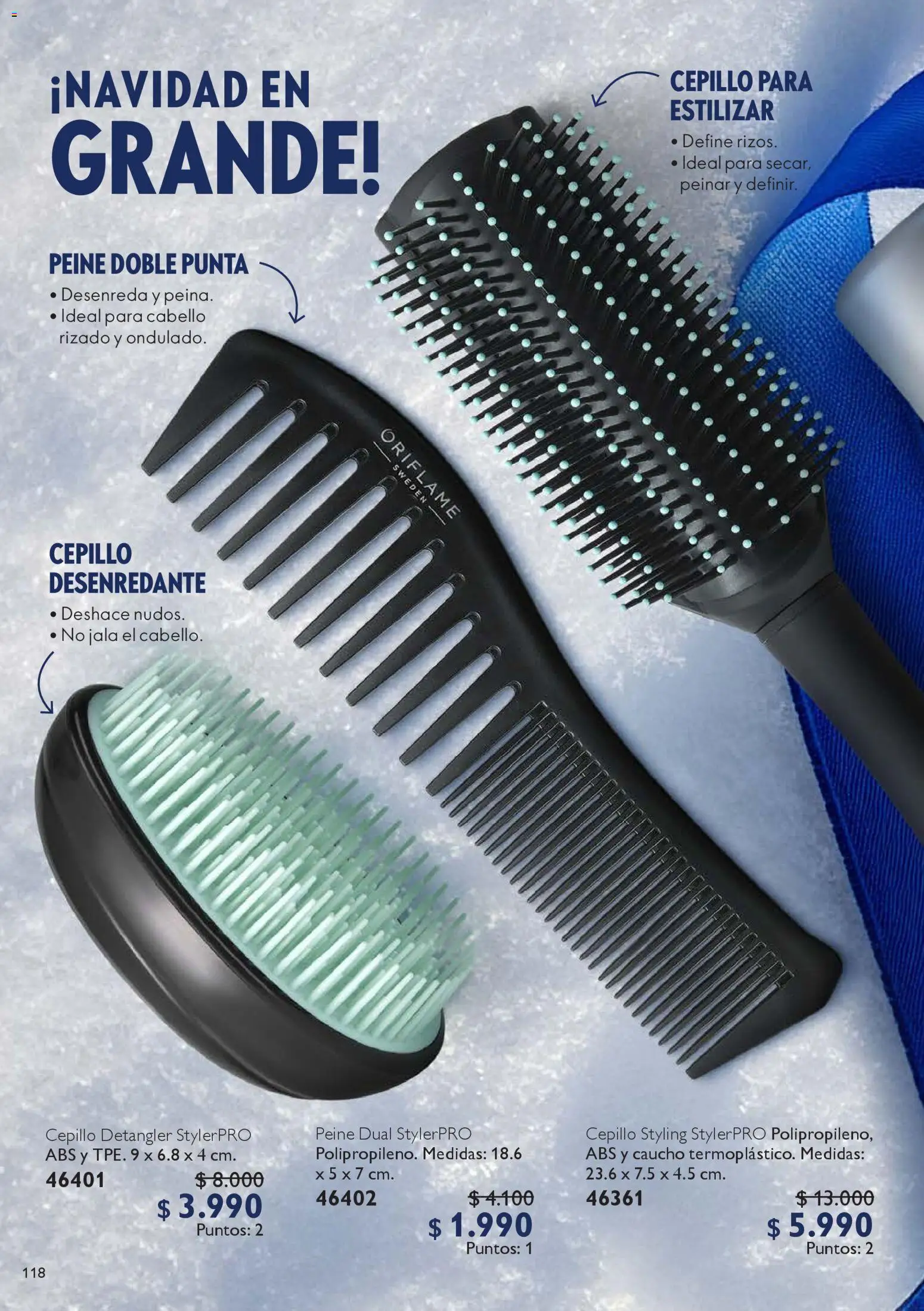 Oriflame catálogo │ válido desde el 06.12.2025 | Página: 118 | Productos: Cepillo, Peine
