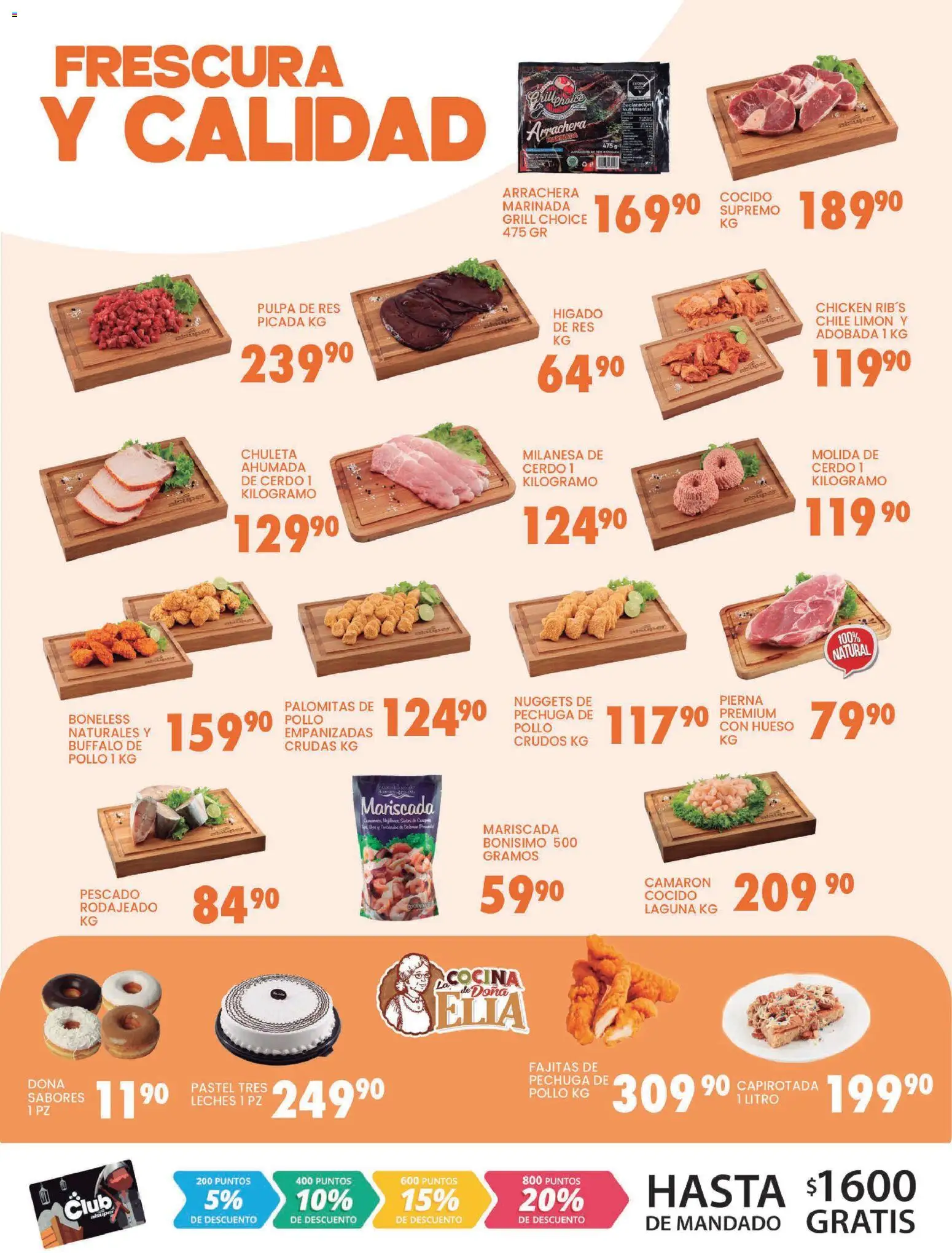 Nuevas ofertas de Alsuper válidas en toda la República Mexicana desde el 03.03.2026. ¡Encuentra las mejores ofertas en Alsuper folleto Zacatecas! | Página: 2 | Productos: Limón, Pastel, Cerdo, Res