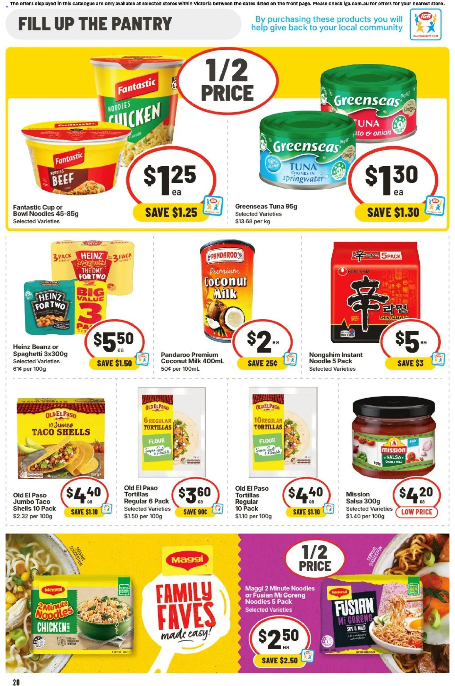 IGA catalogue - valid from 21.01.2026 | Page: 17 | Products: Milk, Flour, Noodles, Beef