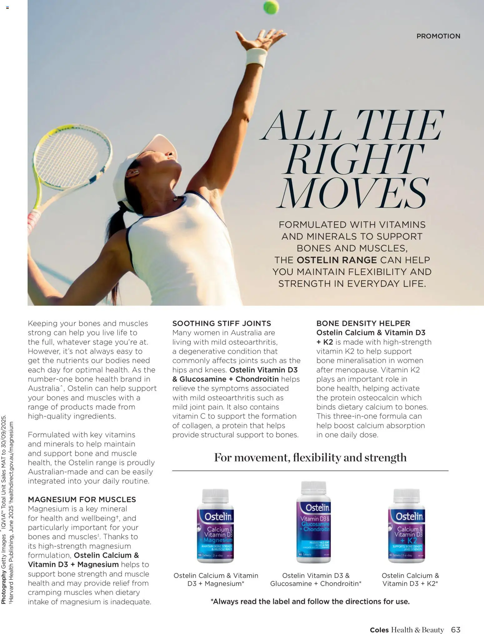 Coles catalogue - valid from 06.01.2026 | Page: 63 | Products: Nutrients, Tablets, Vitamin