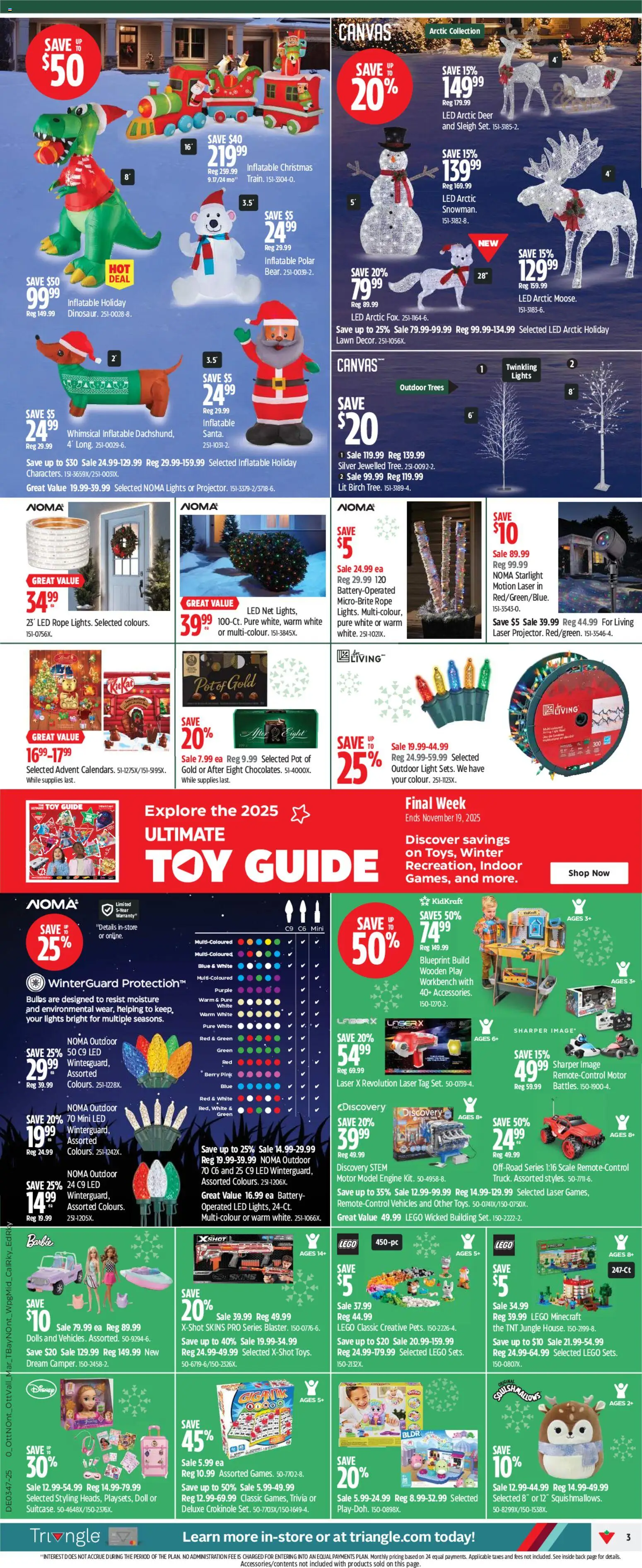 Canadian Tire flyer valid from 13.11.2025 | Page: 3 | Products: Battery