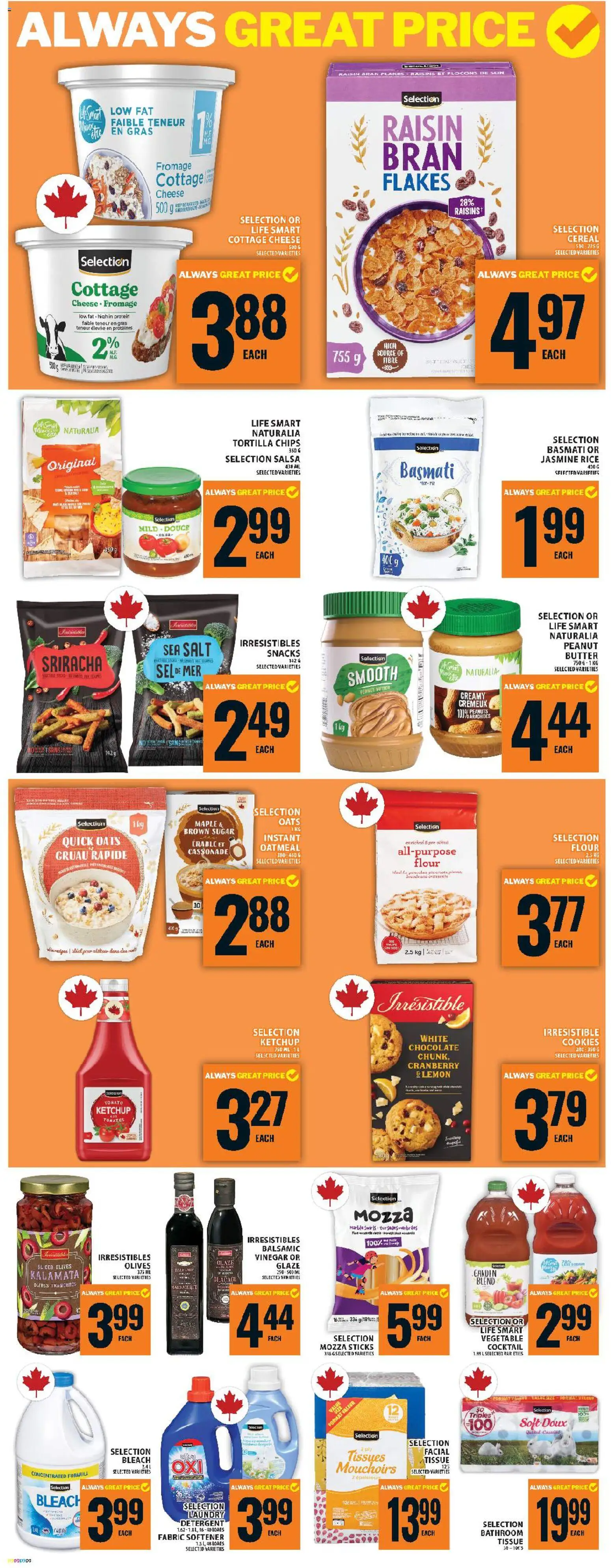 Food Basics flyer valid from 06.11.2025 | Page: 11 | Products: Ketchup, Cookies, Butter, Cheese