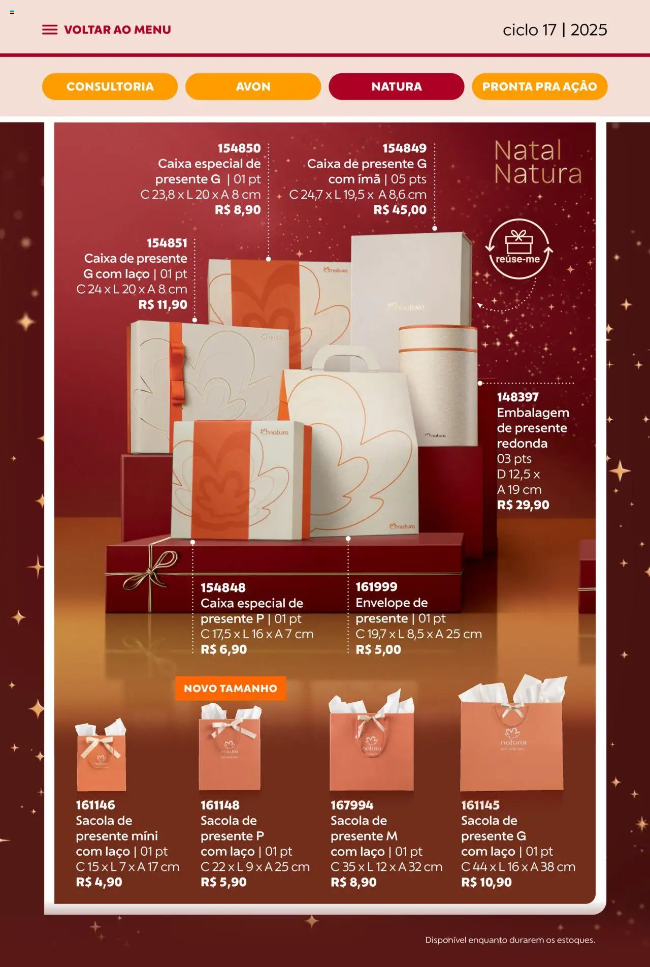 Avon Folheto - válido de 07.10.2025 | Página: 65 | Produtos: Caixa, Envelope