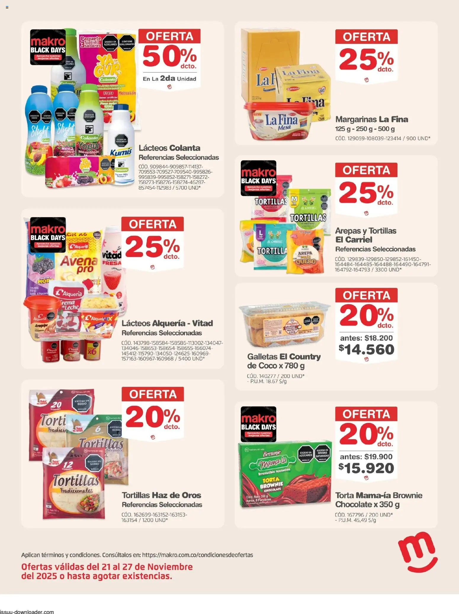 Makro revista - valida desde el 21.11.2025 | Página: 16 | Productos: Galletas, Fresa, Arequipe, Sal
