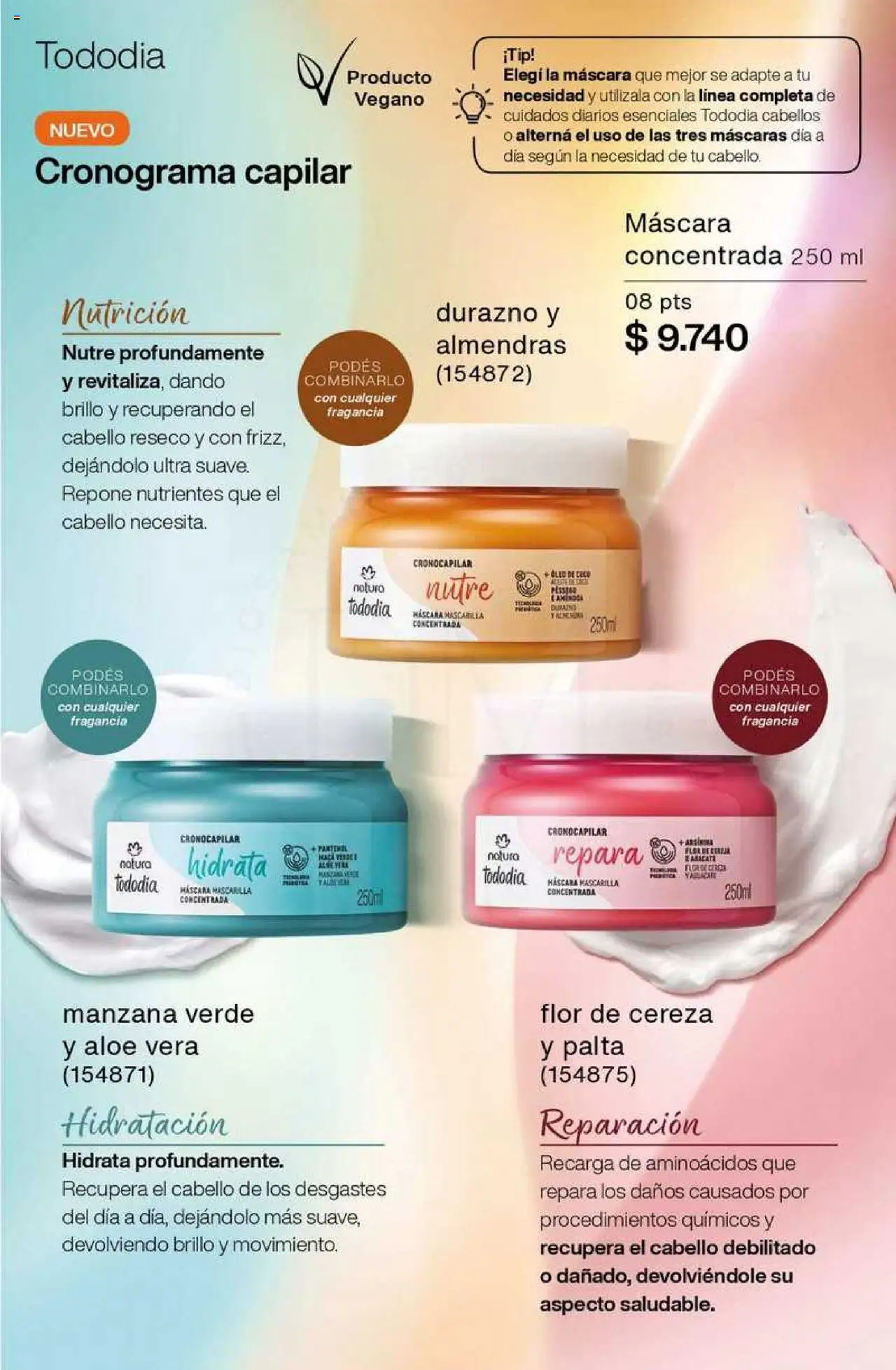 Catálogo Natura Ciclo 6 │ válido desde el 03.04.2025 | Página: 195 | Productos: Mascarilla, Fragancia, Manzana, Palta