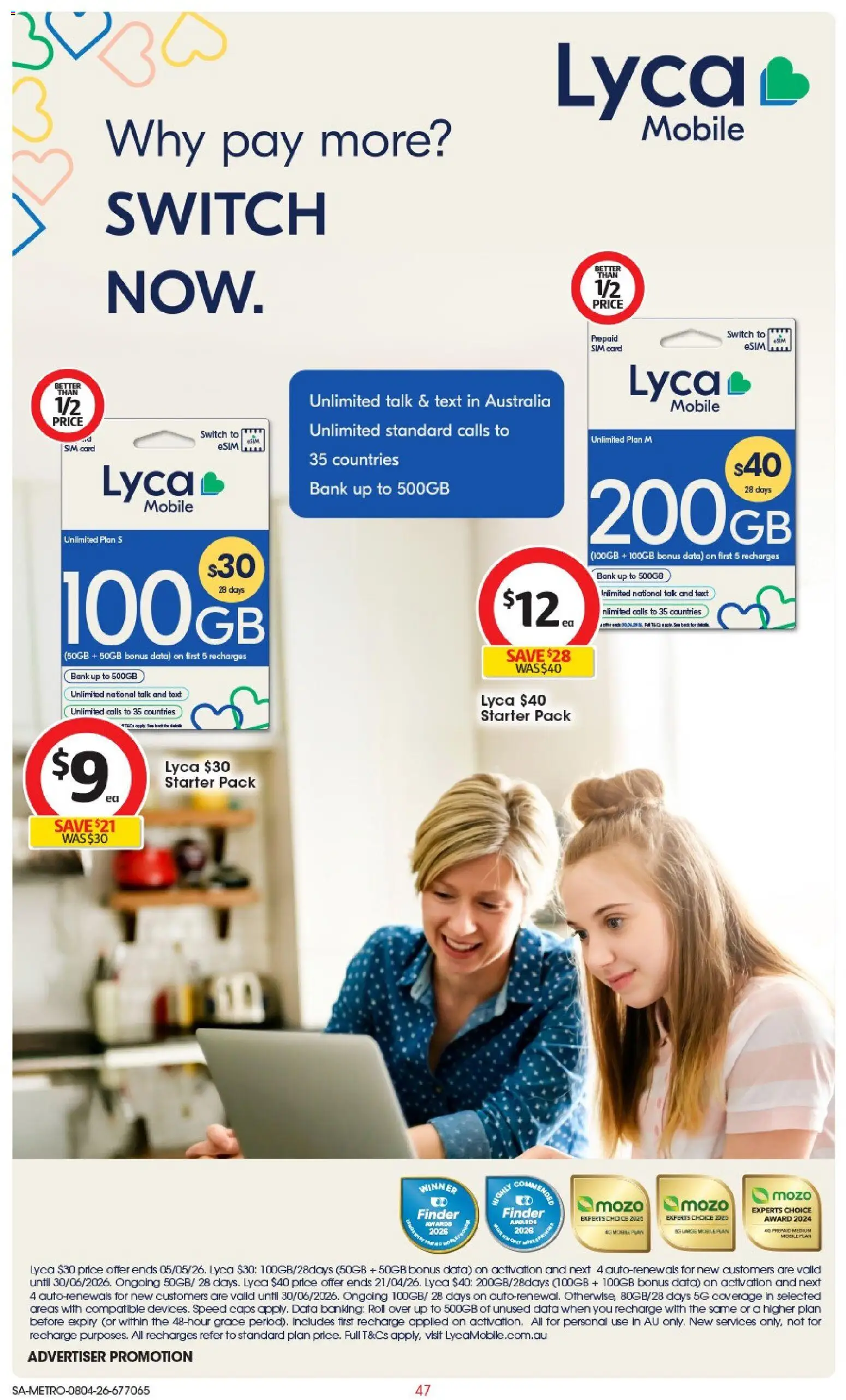 Coles catalogue - valid from 08.04.2026 | Page: 47 | Products: Mobile